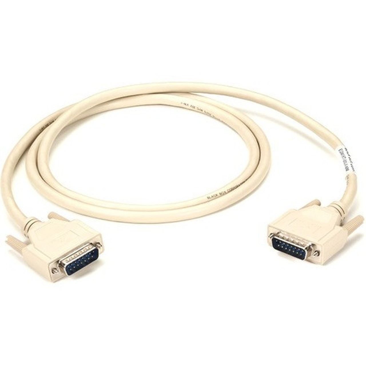 Black Box DB15 Thumbscrew Cable - MaleMale 10-ft - 10 ft DB-15 Video Cable for Video Device - First End 1 x 15-pin DB-15 Video - - EGM16T-0010-MM