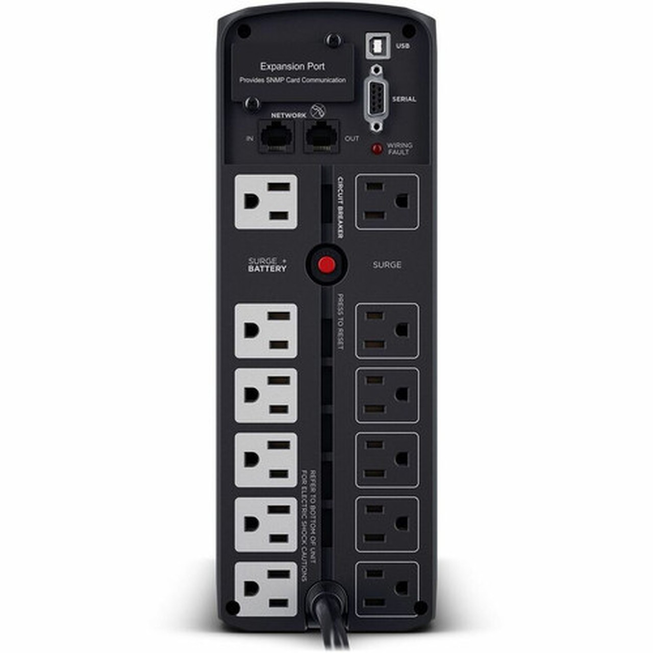 CyberPower CyberPower CP1500PFCLCDTAA TAA Compliant UPS System - 1500VA1000W 120 VAC NEMA 5-15P Mini-Tower Sine Wave 12 Outlets CP1500PFCLCDTAA