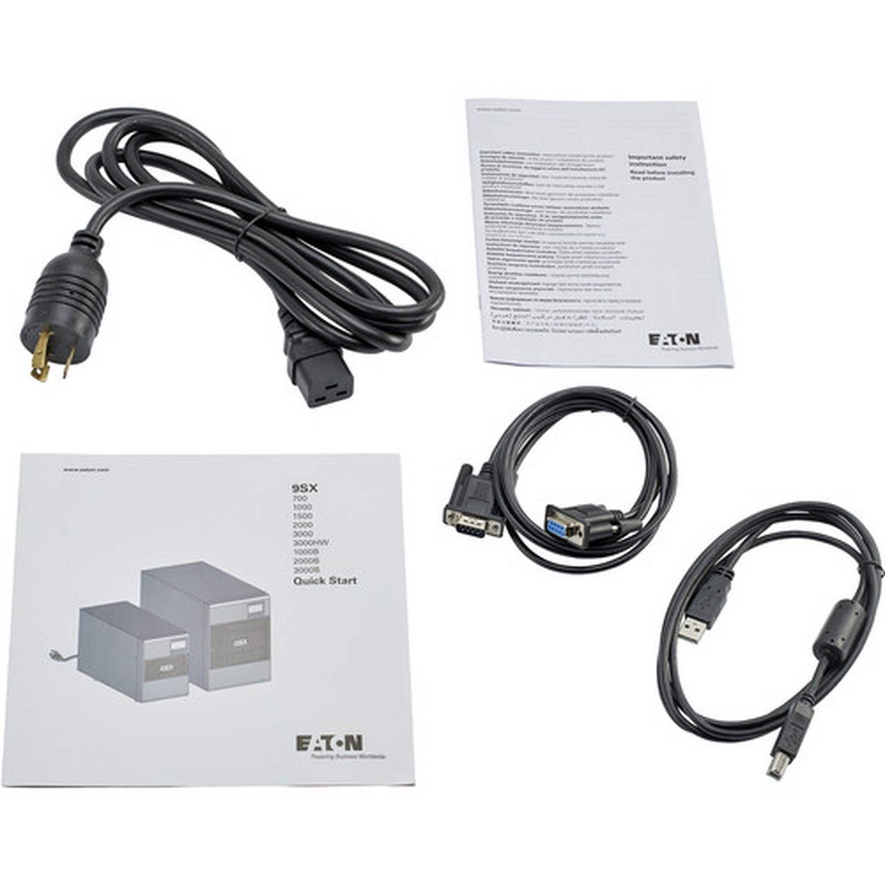 3000 VA Eaton 9SX 120V Hardwired Tower UPS - Tower - 570 Minute Stand-by - 120 V AC Input - 100 V AC 110 V AC 120 V AC 125 V AC 9SX3000HW