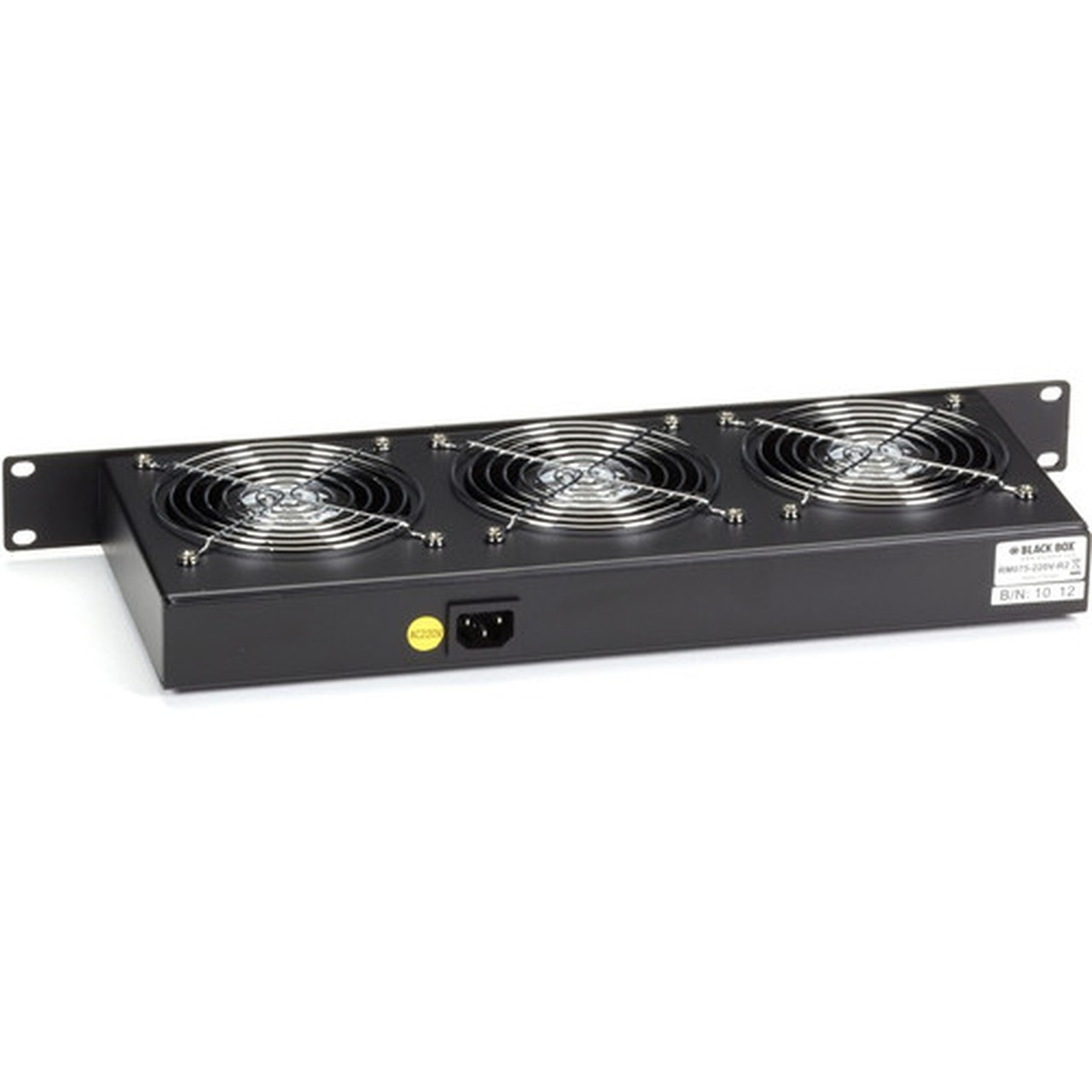 Box Fan Horizontal Black Box Horizontal Rackmount Fan Tray 1U 19