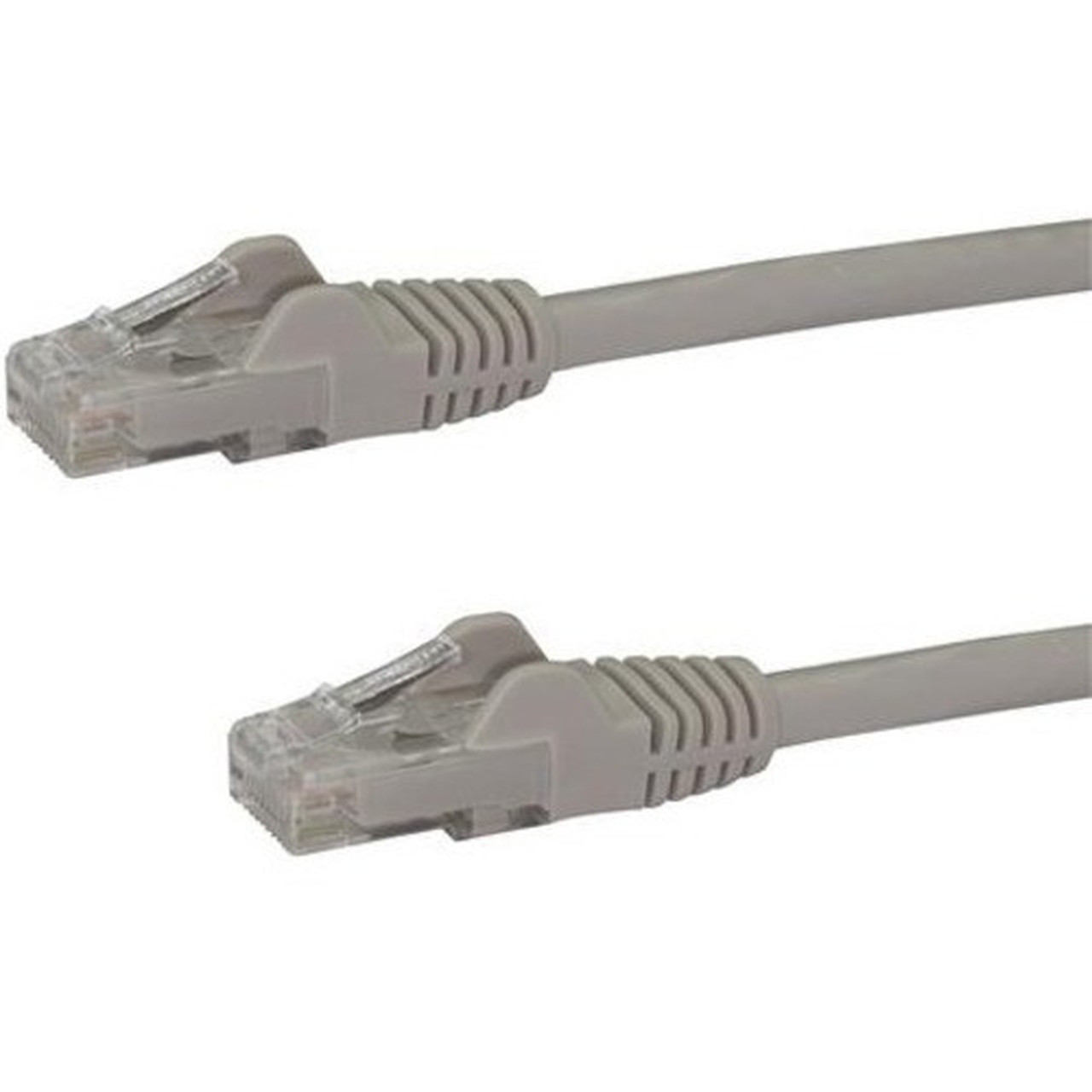 StarTechcom_25_ft_Gray_Snagless_Cat6_UTP_Patch_Cable_-_Category_6_-_25_ft_-_1_x_RJ-45_Male_Network_-_1_x_RJ-45_Male_Network_-_Gray_N6PATCH25GR