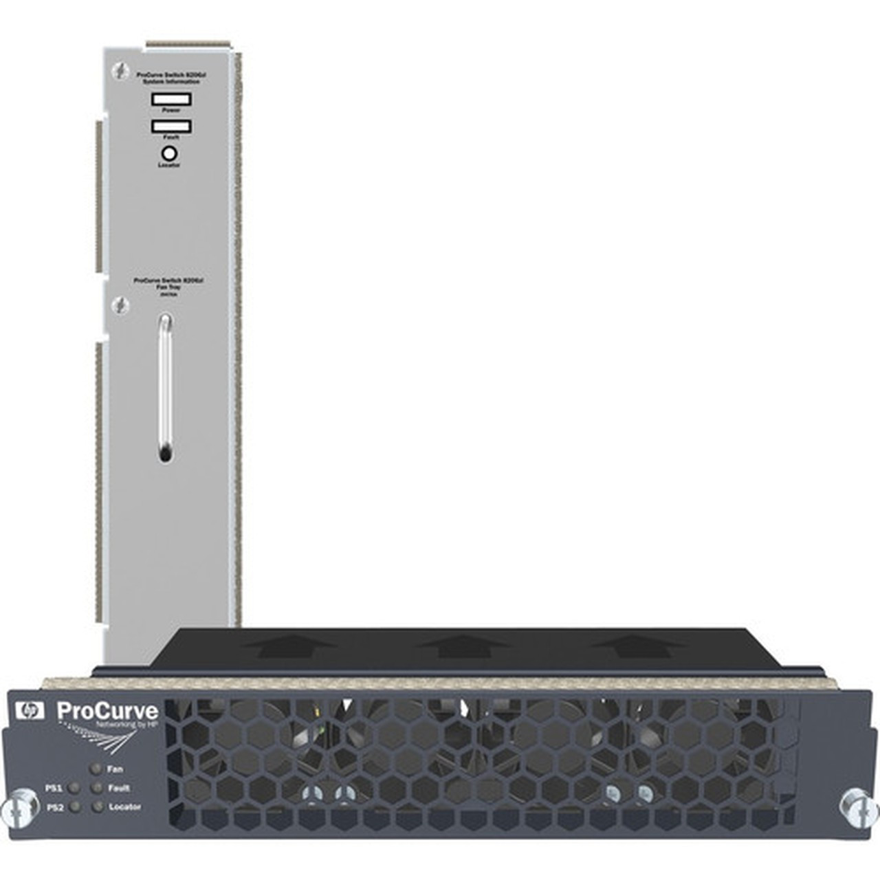 HPE X711 Front Port Side to Back Power Side Airflow High Volume Fan Tray - Front to Back Air Discharge Pattern JG552A