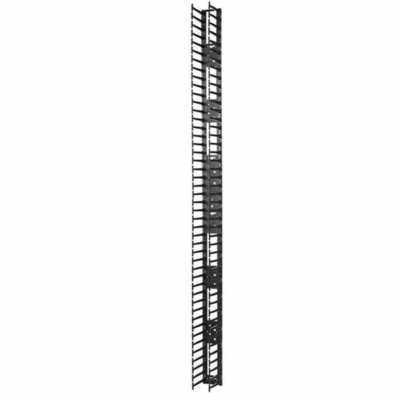 APC by Schneider Electric Vertical Cable Manager for NetShelter SX 750mm Wide 48U Qty 2 - Cable Pass-through - Black - 1 - 48U Rack AR7588