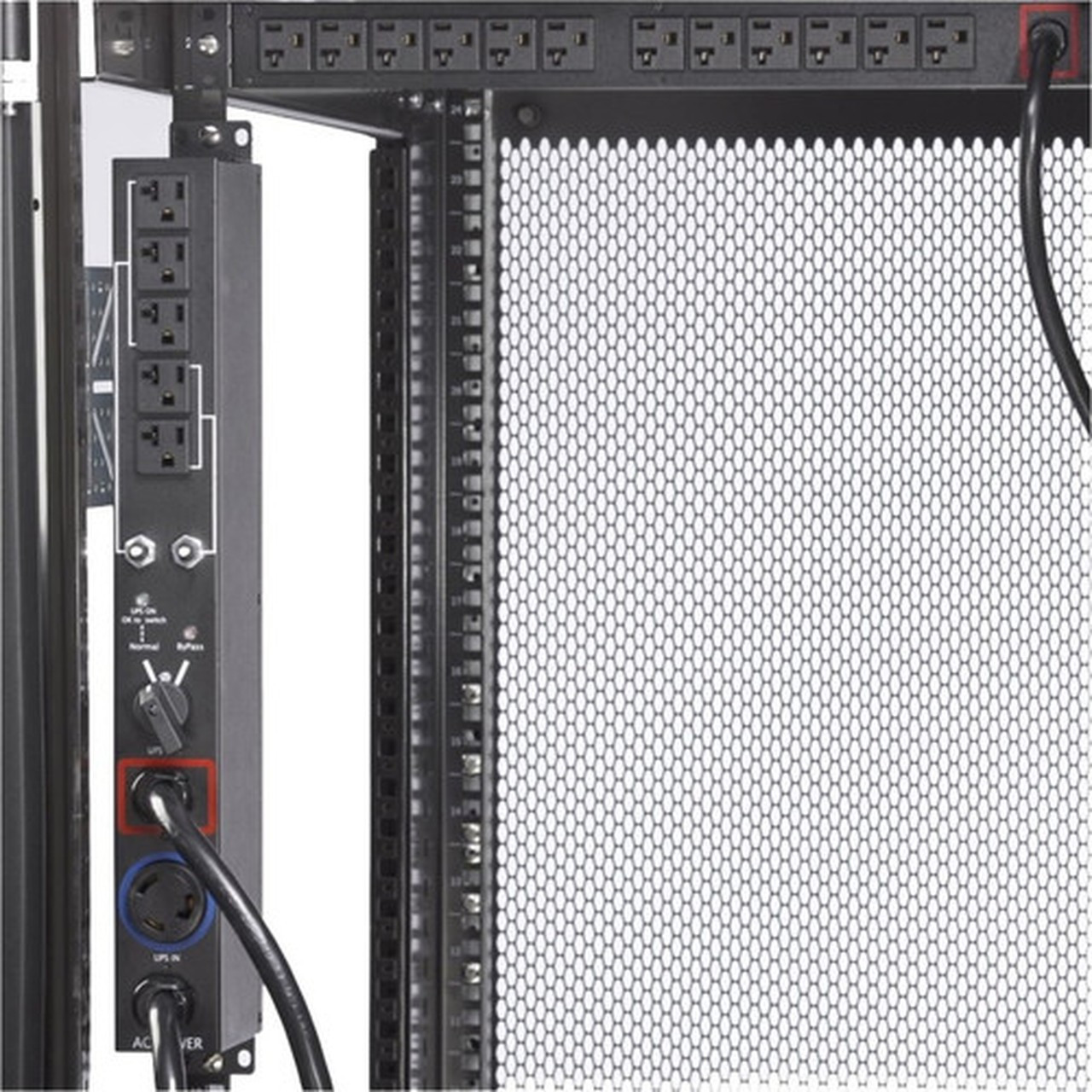 Eaton HotSwap MBP EHBPL3000R-PDU1U 5-Outlets PDU - Basic - NEMA L5-30P - 5 x NEMA 5-20R - 120 V AC - 2U - Horizontal - Rack-mountable EHBPL3000R-PDU1U