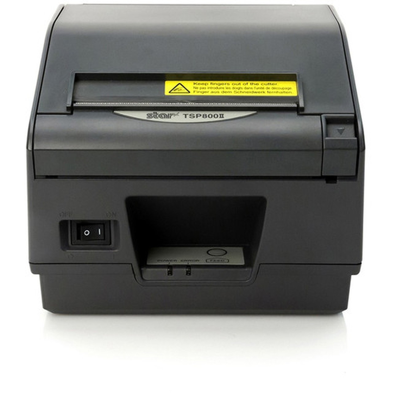 Star Micronics TSP800II Thermal Receipt and Label Printer Serial - Cutter External Power Supply Needed Gray - Cutter External Gray 39443810