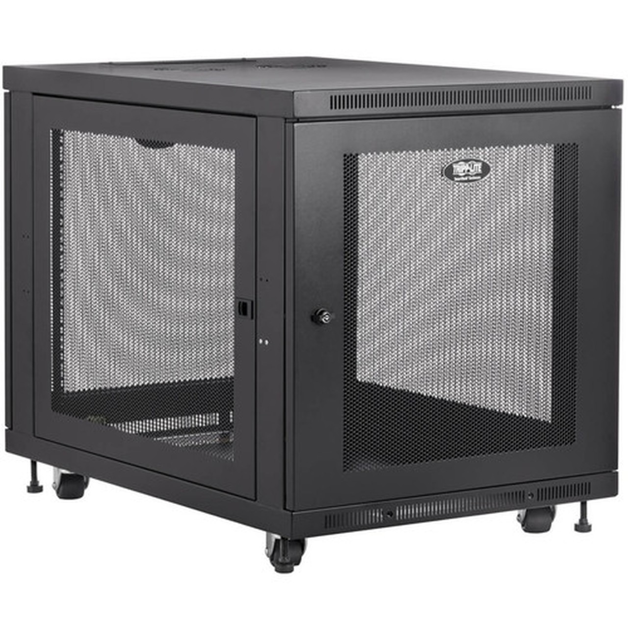 Tripp_Lite_SmartRack_SR12UB_Enclosure_Rack_Cabinet_-_12U_Rack_Height_x_19_48260_mm_Rack_Width_-_45359_kg_Maximum_Weight_Capacity_SR12UB