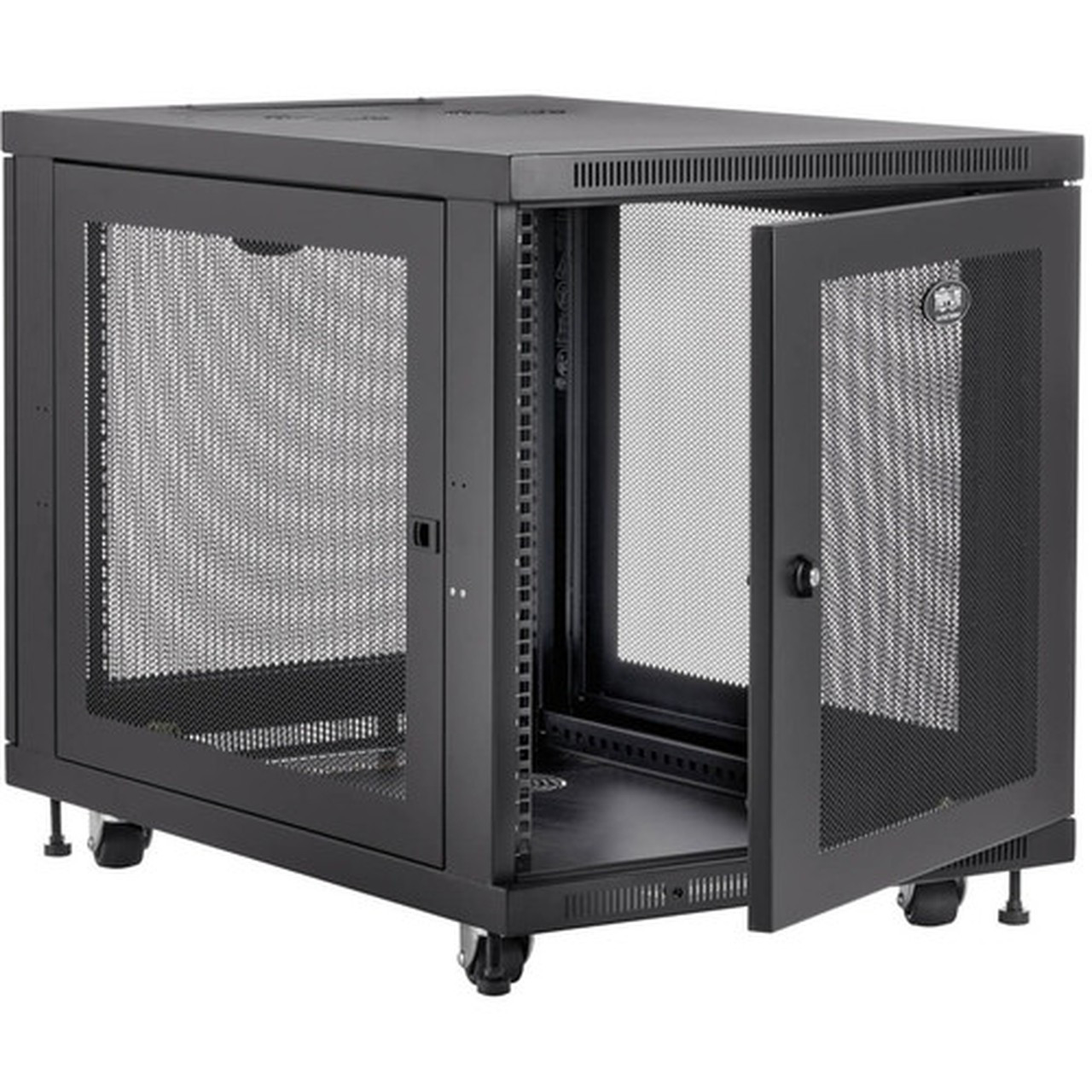 Tripp_Lite_SmartRack_SR12UB_Enclosure_Rack_Cabinet_-_12U_Rack_Height_x_19_48260_mm_Rack_Width_-_45359_kg_Maximum_Weight_Capacity_SR12UB
