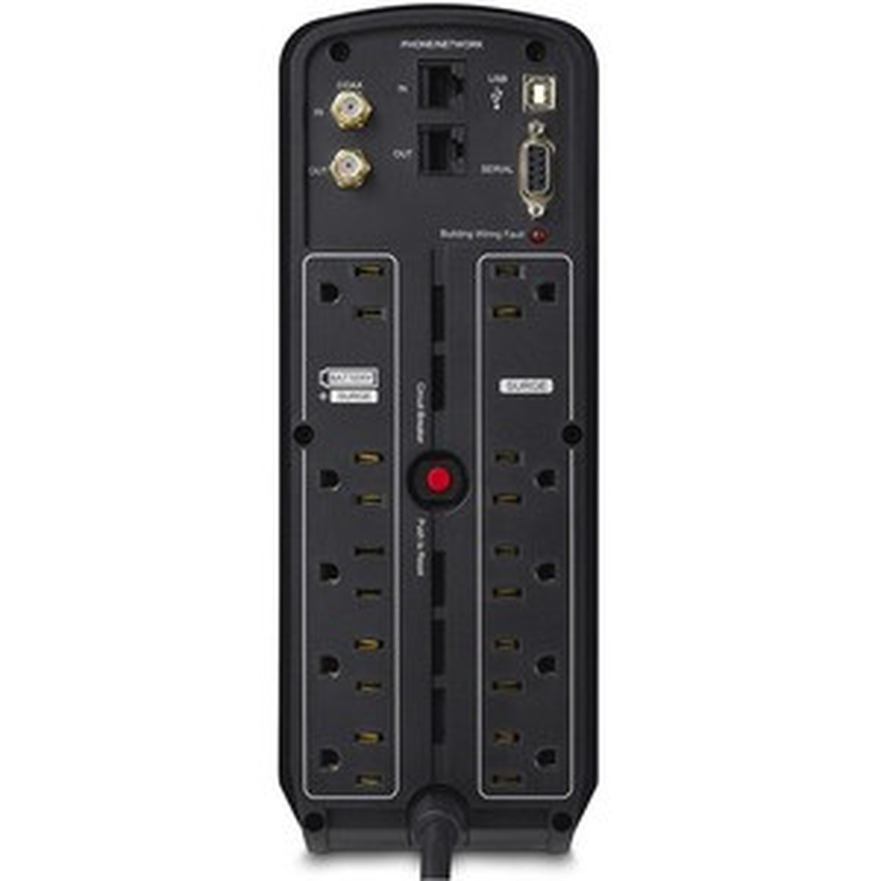 CyberPower_UPS_Systems_CP1500PFCLCD_PFC_Sinewave_-__Capacity_1500VA__1000W_-_1500VA900WTower_198Minute_Full_Load_-_10_x_NEMA_5-15R_CP1500PFCLCD