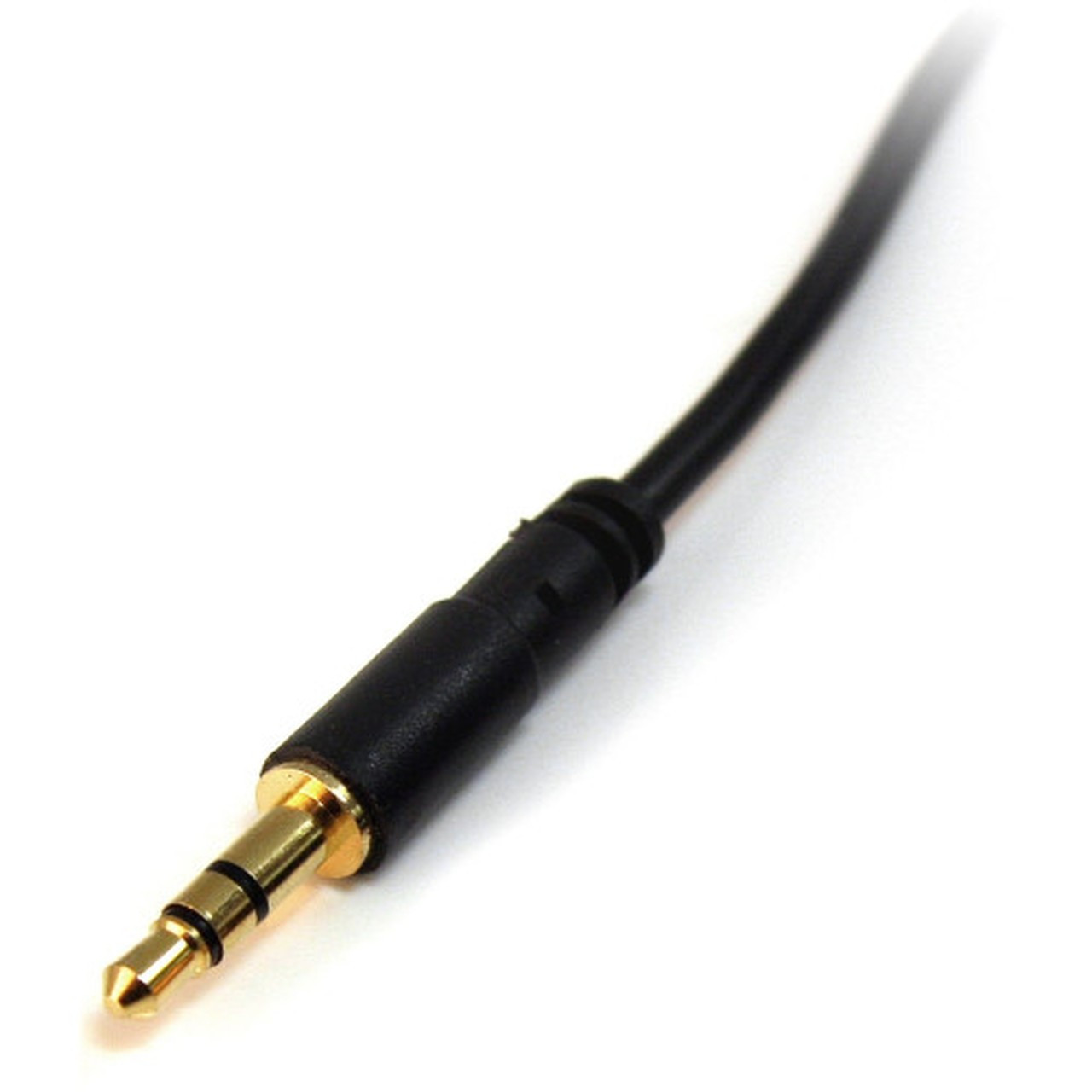 StarTechcom_3_ft_Slim_35mm_Stereo_Audio_Cable_-_MM_-_Mini-phone_Male_Stereo_Audio_-_Mini-phone_Male_Stereo_Audio_-_3ft_-_Black_MU3MMS