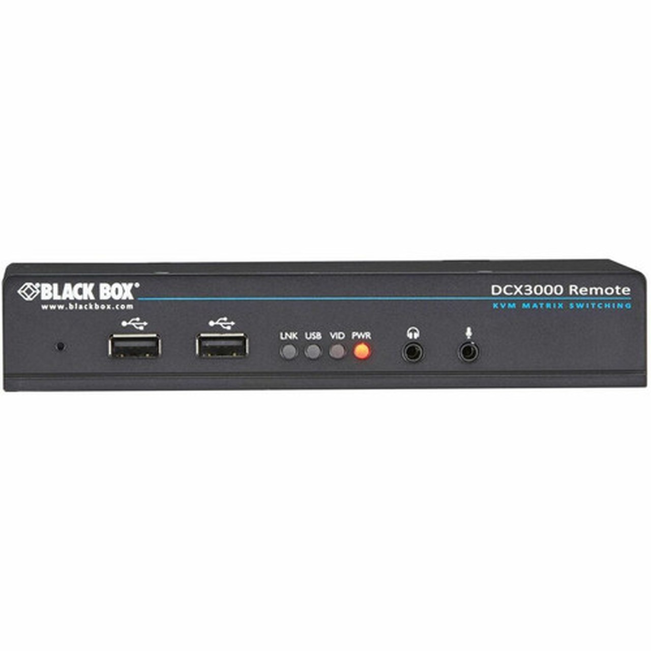 Black Box DCX Digital KVM Remote User Station - 1920 x 1200 - 50 Hz 60 Hz - 1 x Network RJ-45 - 4 x USB - 1 x DVI - TAA Compliant DCX3000-DVR