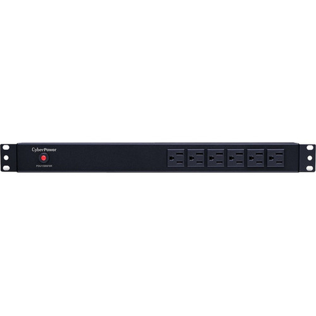 CyberPower Basic PDU15B6F8R 14-Outlets PDU - Basic - NEMA 5-15P - 14 x NEMA 5-15R - 120 V AC - 1U - Vertical - Rack-mountable PDU15B6F8R
