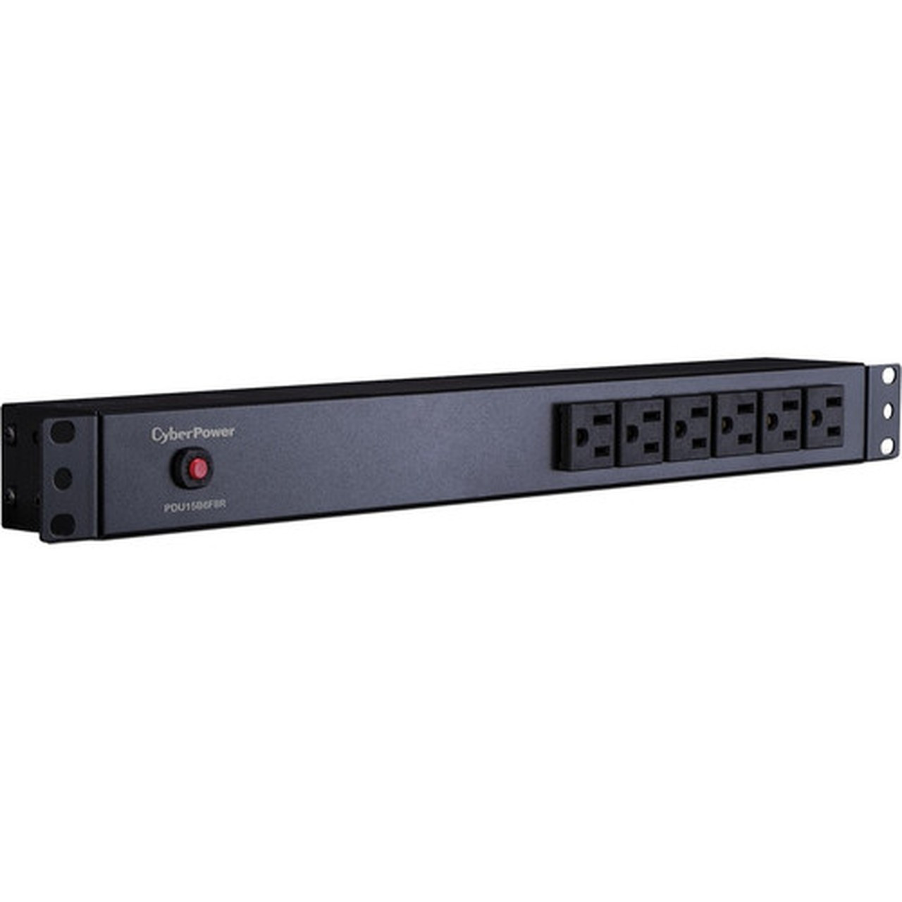 CyberPower Basic PDU15B6F8R 14-Outlets PDU - Basic - NEMA 5-15P - 14 x NEMA 5-15R - 120 V AC - 1U - Vertical - Rack-mountable PDU15B6F8R