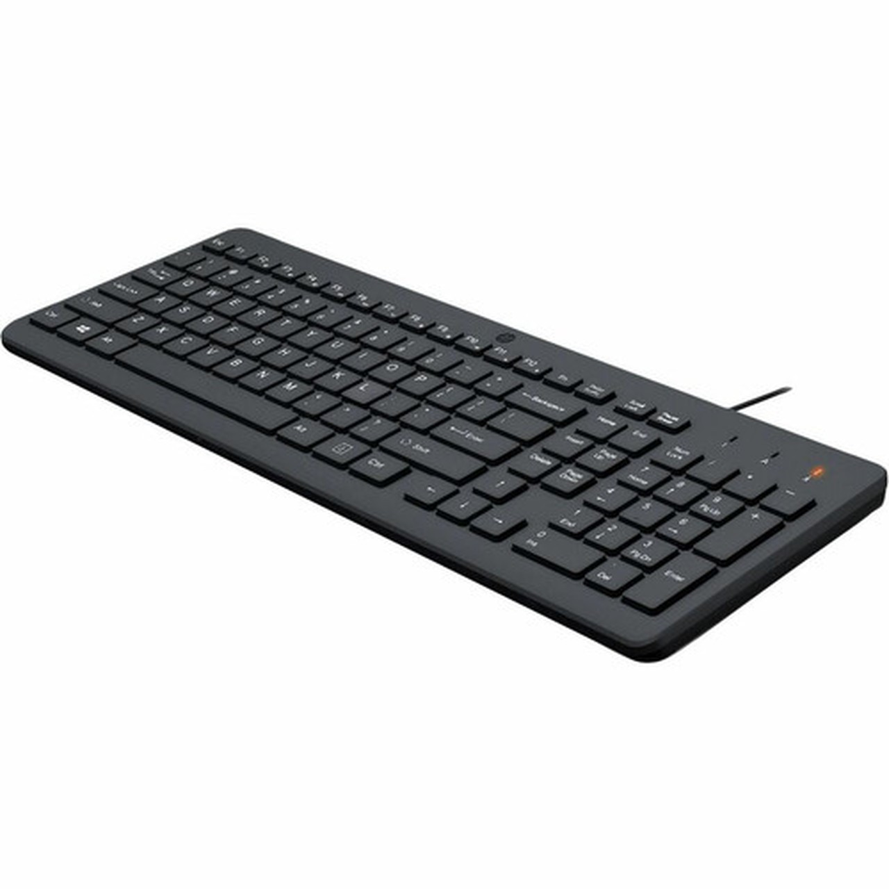 HP 150 Wired Keyboard - Cable Connectivity - USB Type A Interface - PC 664R5AAABL