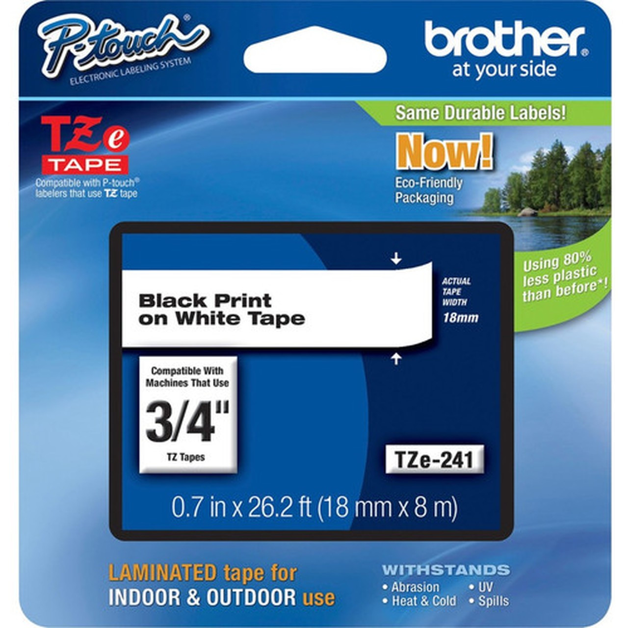 Brother_P-Touch_TZe_Flat_Surface_Laminated_Tape_-_4564_Width_x_26_15_ft_Length_-_Rectangle_-_White_-_1_Each_TZE241