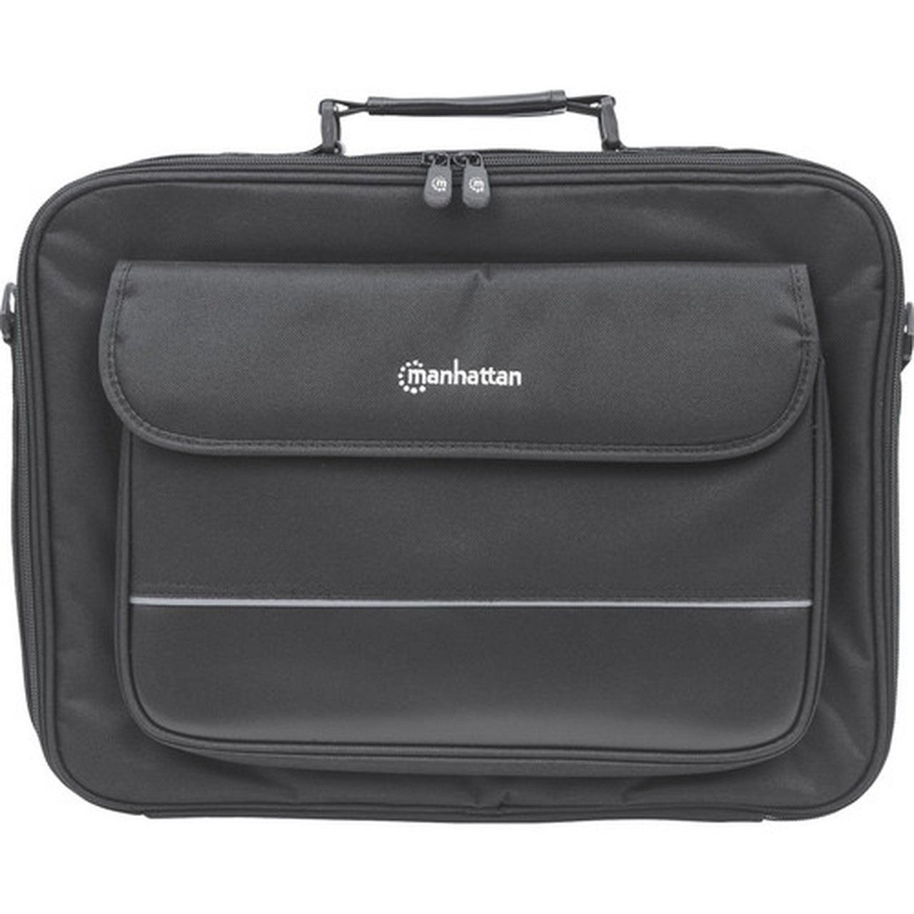 Manhattan_Empire_421560_Carrying_Case_Briefcase_for_17_Notebook_-_Black_-_Water_Resistant_Shoulder_Strap_Wear_Resistant_Slip_-_-_421560