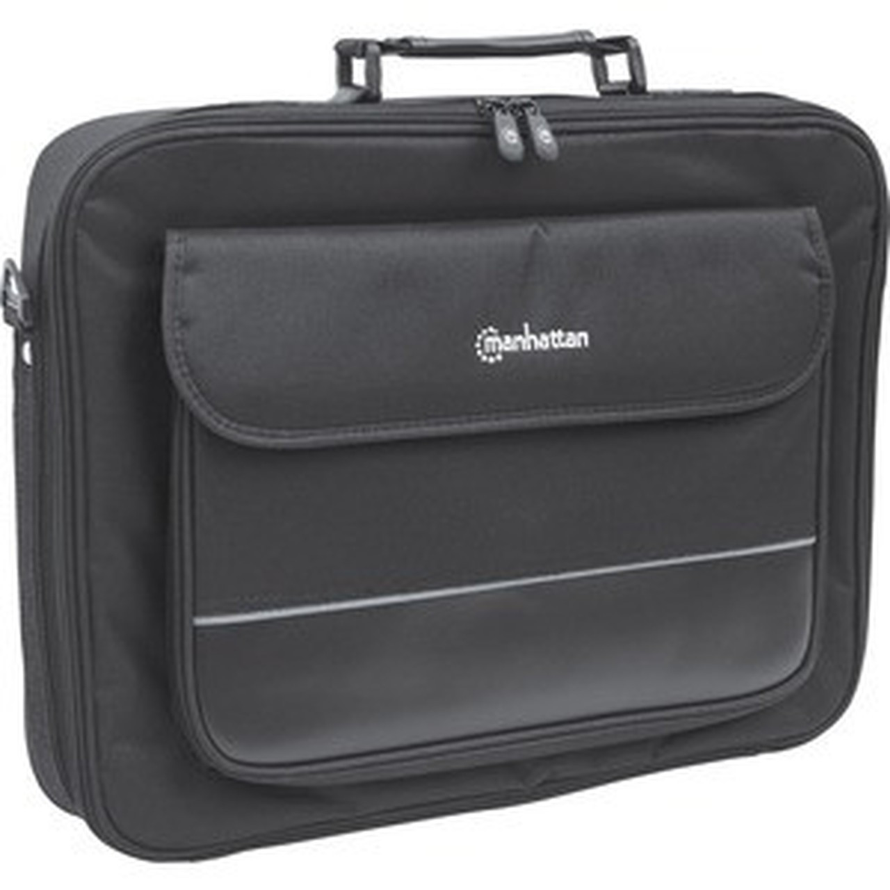 Manhattan_Empire_421560_Carrying_Case_Briefcase_for_17_Notebook_-_Black_-_Water_Resistant_Shoulder_Strap_Wear_Resistant_Slip_-_-_421560