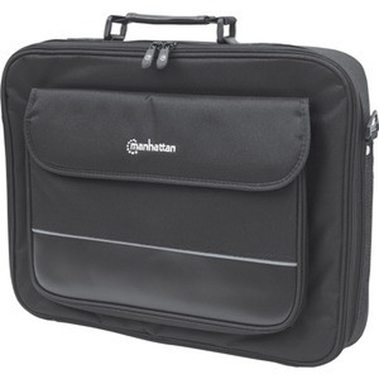 Manhattan_Empire_421560_Carrying_Case_Briefcase_for_17_Notebook_-_Black_-_Water_Resistant_Shoulder_Strap_Wear_Resistant_Slip_-_-_421560
