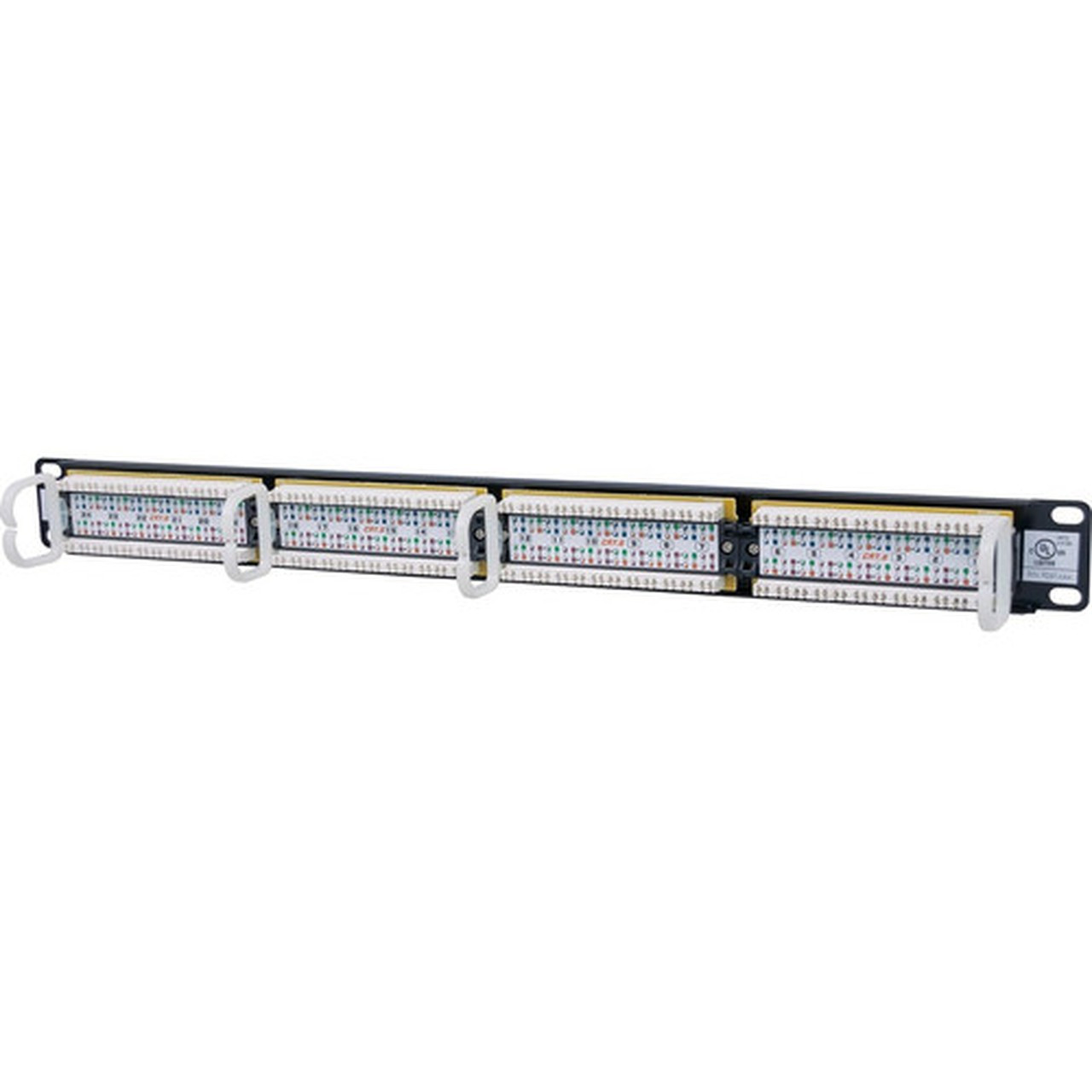 Intellinet_Cat6_Patch_Panel_-_24_x_RJ-45_-_24_Ports_-_24_x_RJ-45_-_24_x_RJ-11_-_1U_High_-_Black_-_19_Wide_-_Rack-mountable_520959