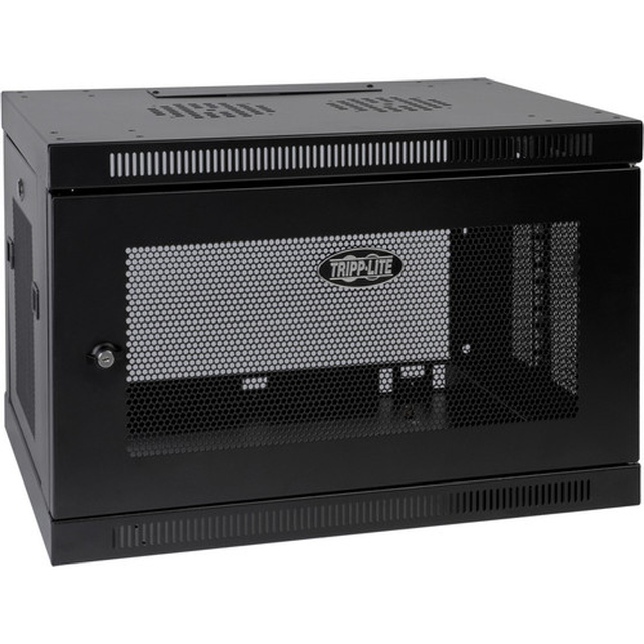 Tripp_Lite_SmartRack_SRW9U_Enclosure_Rack_Cabinet_-_9U_Rack_Height_x_19_48260_mm_Rack_Width_-_Wall_Mountable_-_Black_-_9072_kg_SRW9U