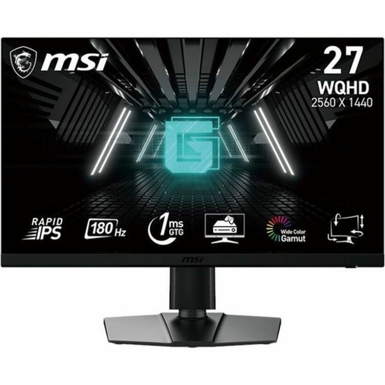 MSI G272QPF E2 27 Class WQHD Gaming LCD Monitor - 169 - 27 Viewable - Rapid IPS - 2560 x 1440 - 107 Billion Colors - Adaptive Sync G272QPF E2