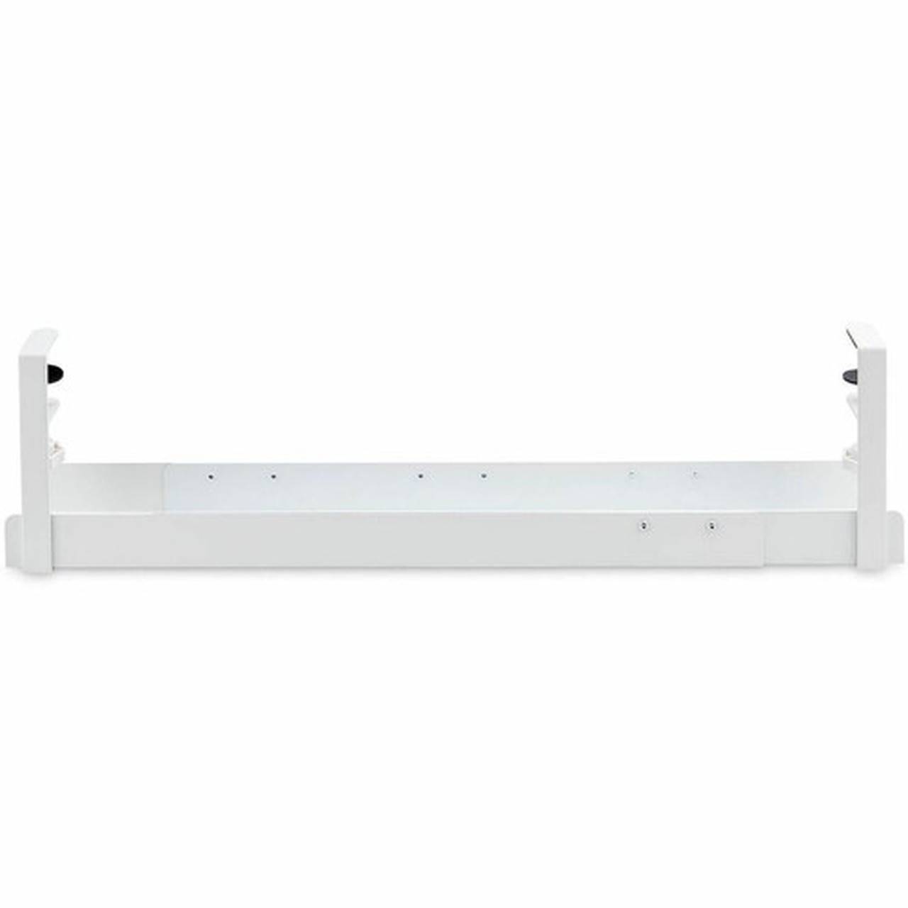 StarTechcom Under Desk Cable Management Tray Length Adjustable Clamp-On Installation No Drilling Required White - Length cable to CALW-DESK-CABLE-TRAY