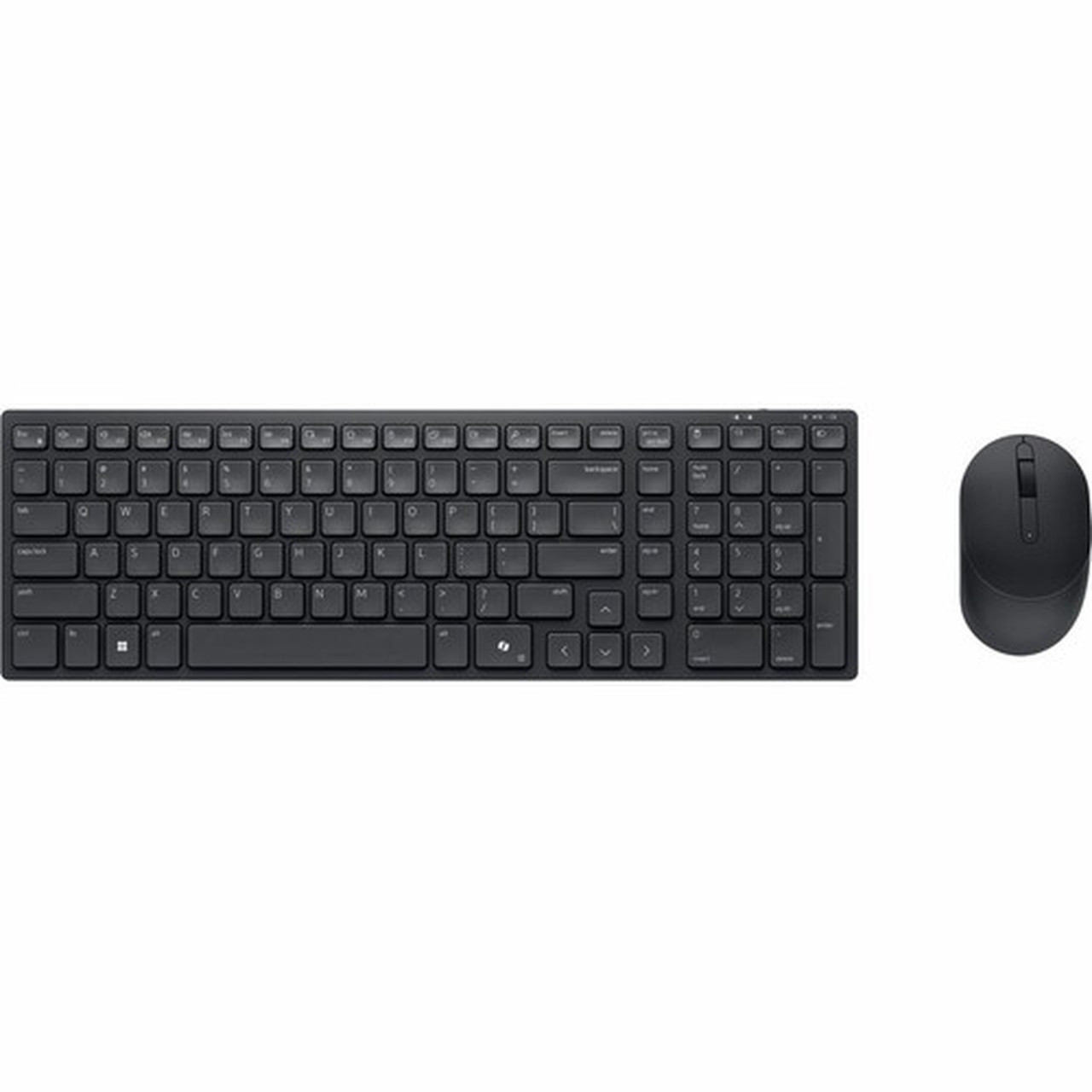 Dell KM555 Keyboard  Mouse - USB Type A Plunger Wireless BluetoothRF 51 240 GHz Keyboard - English US - Black - USB Type A Mouse KM555-BLK-US