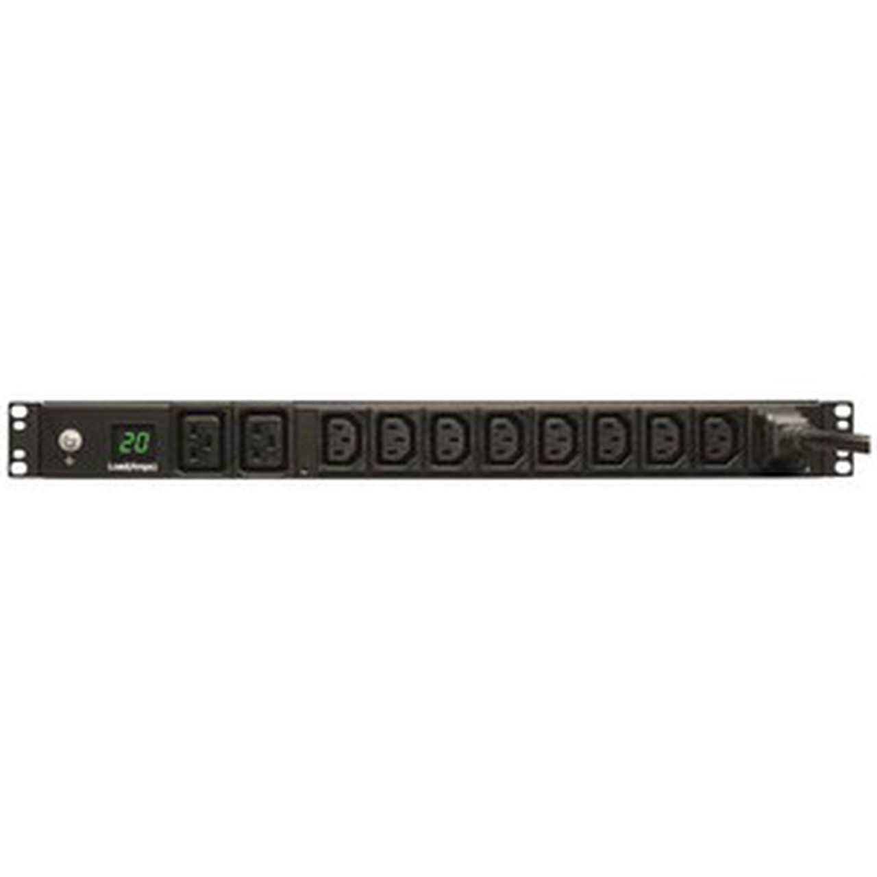 Tripp_Lite_Metered_PDUMH20HV_10-Outlets_PDU_-_2_x_IEC_60320_C19_8_x_IEC_60320_C13_-_230_V_AC_-_1U_-_Horizontal_-_Rack_Mount_PDUMH20HV