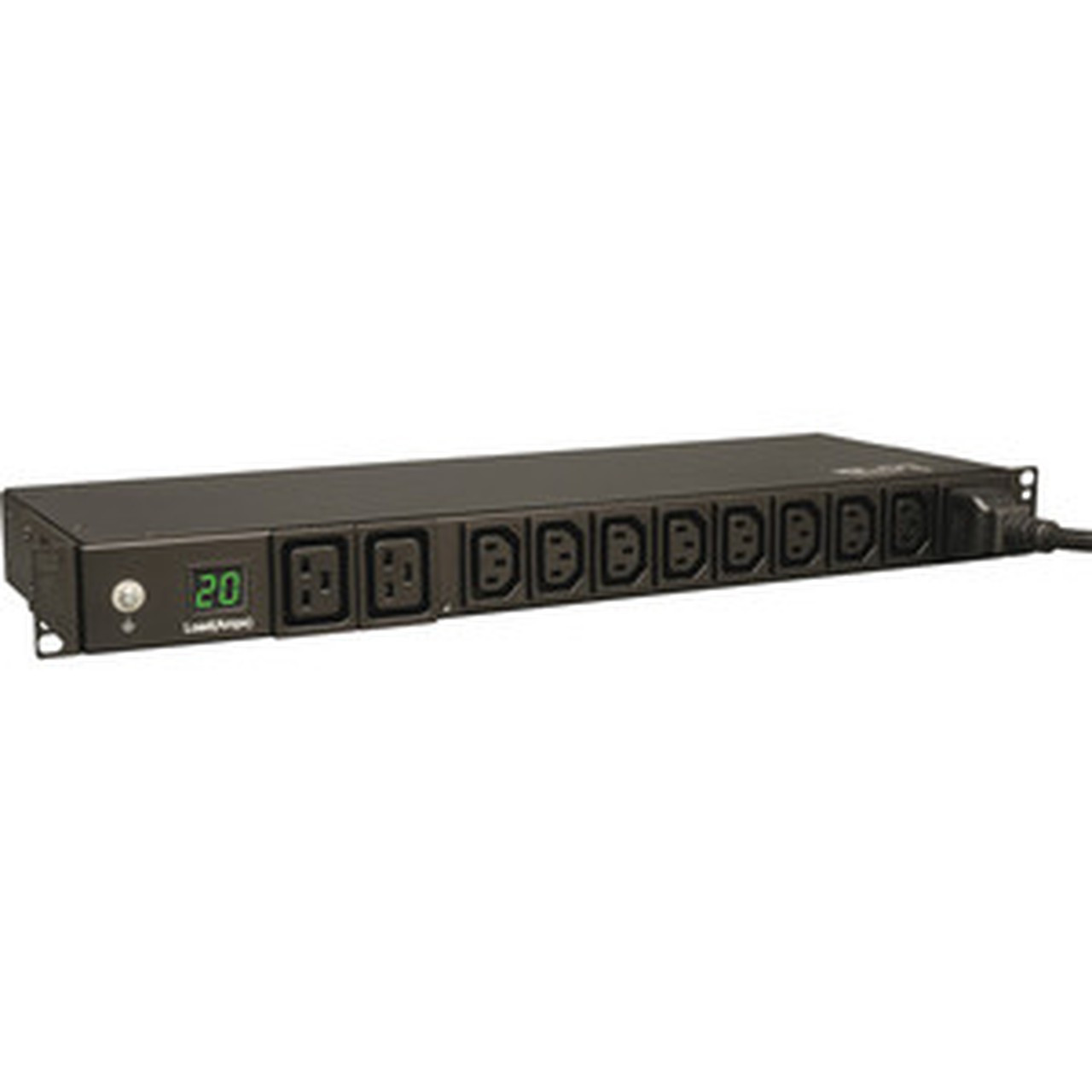Tripp_Lite_Metered_PDUMH20HV_10-Outlets_PDU_-_2_x_IEC_60320_C19_8_x_IEC_60320_C13_-_230_V_AC_-_1U_-_Horizontal_-_Rack_Mount_PDUMH20HV