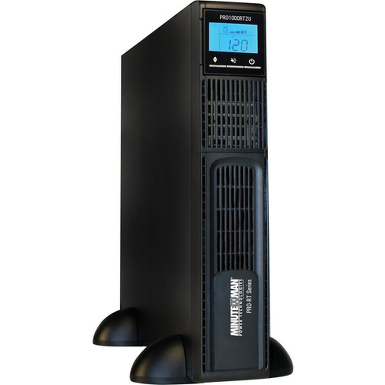 Minuteman PRO-RT PRO1000RT2U 1000VA TowerRackWall Mountable UPS - 2U TowerRackWall Mountable - 4 Minute Stand-by - 120 V AC Input PRO1000RT2U