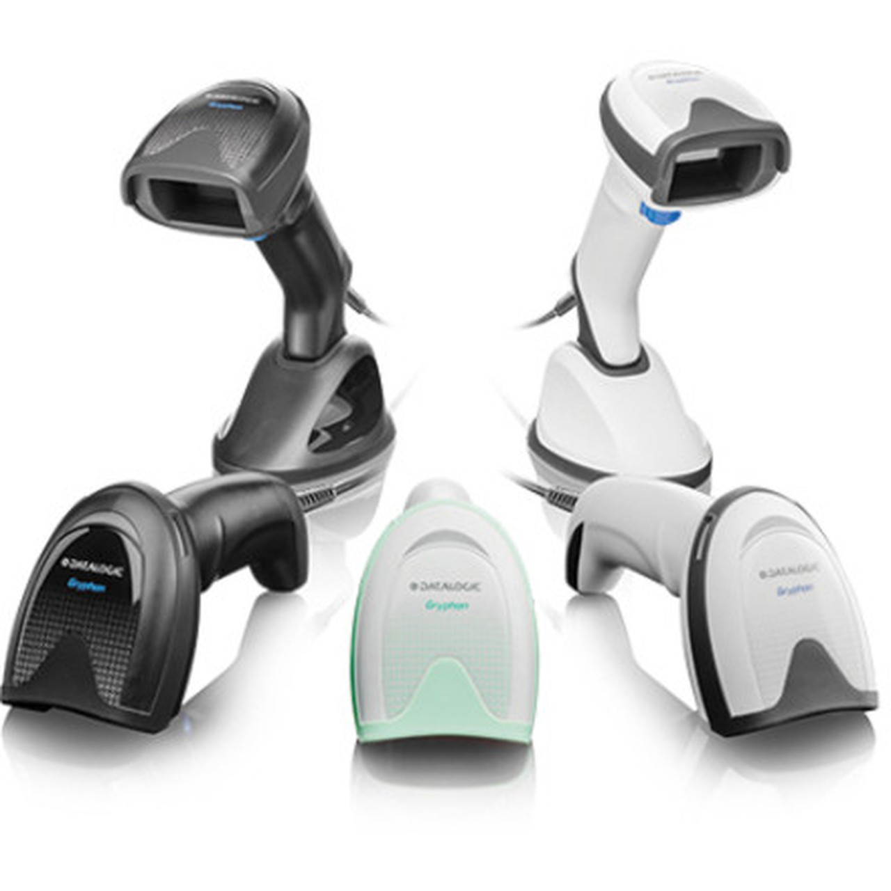 Datalogic Gryphon GD4520 Handheld Barcode Scanner Kit - Cable Connectivity - 1D 2D - Imager - USB - Black GD4520-BKK1B