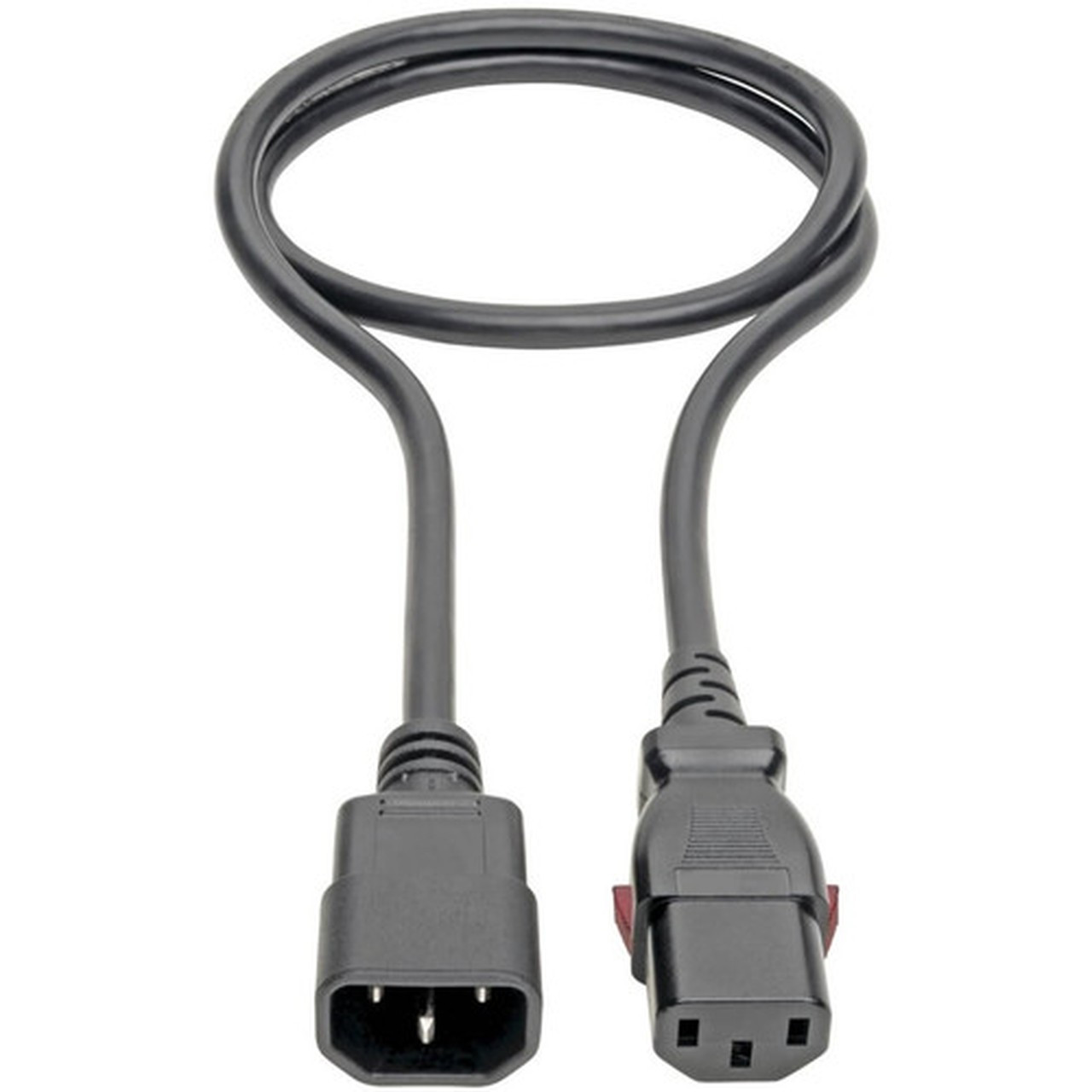 Tripp Lite by Eaton P004-L03 Power Extension Cord - For Computer Server Printer Monitor PDU UPS PC - Black - 3 ft Cord Length - P004-L03