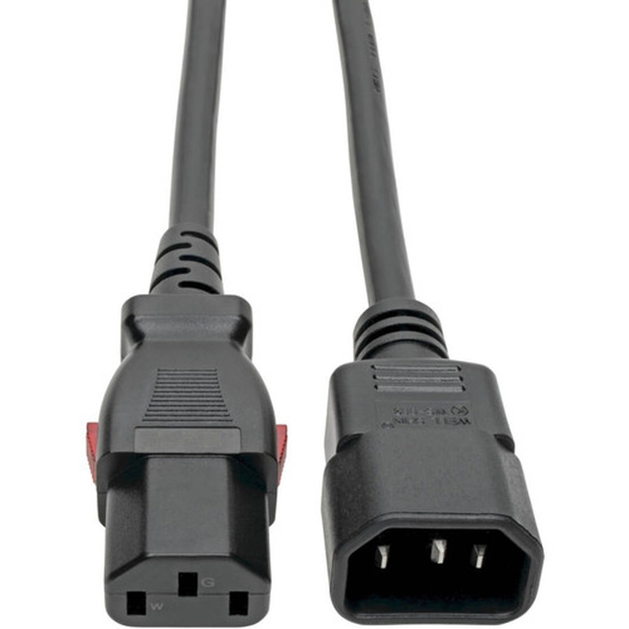 Tripp Lite by Eaton P004-L03 Power Extension Cord - For Computer Server Printer Monitor PDU UPS PC - Black - 3 ft Cord Length - P004-L03