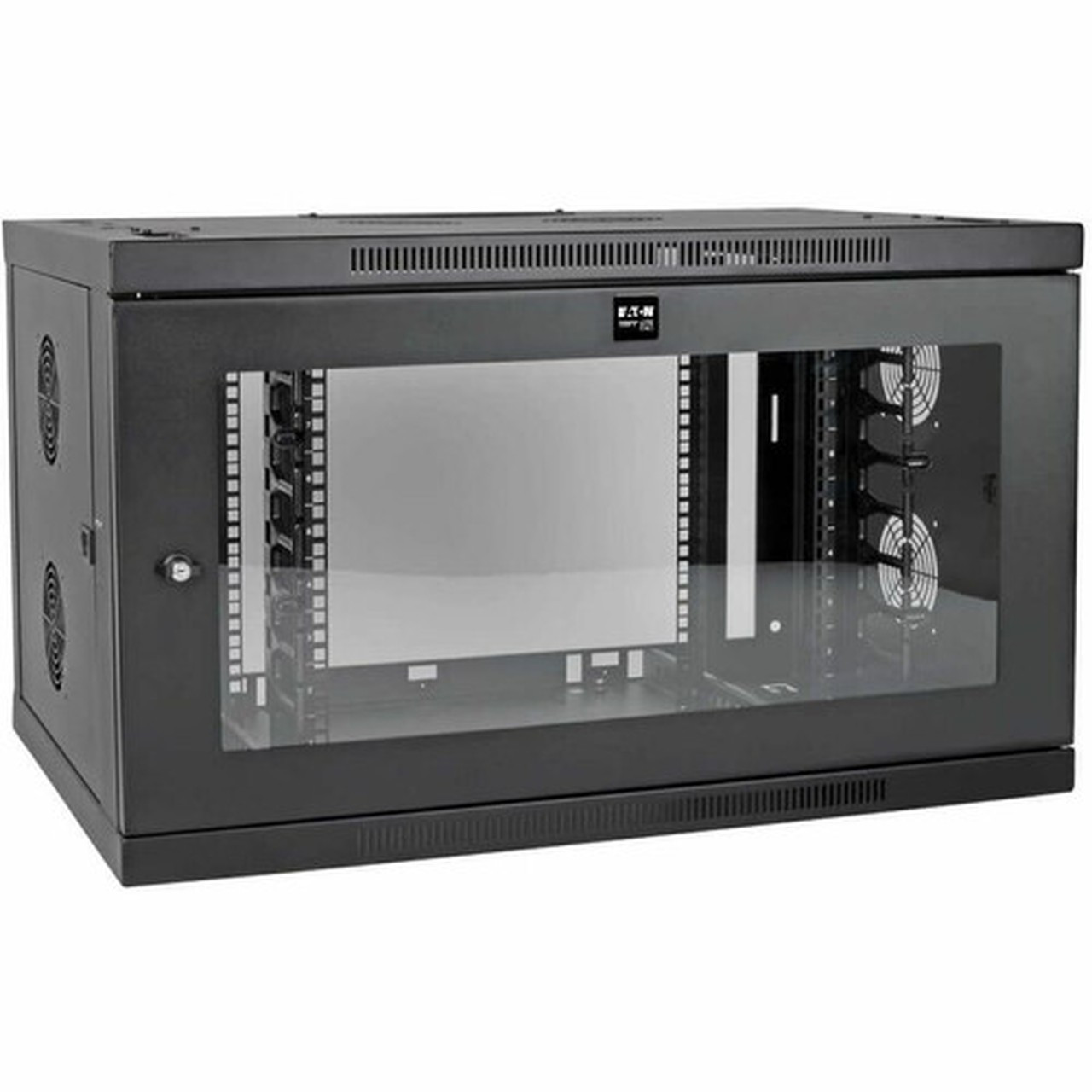 Tripp Lite by Eaton SmartRack SRW9UDPGVRT Rack Cabinet - For Server LAN Switch Patch Panel - 9U Rack Height x 19 48260 mm Rack x SRW9UDPGVRT