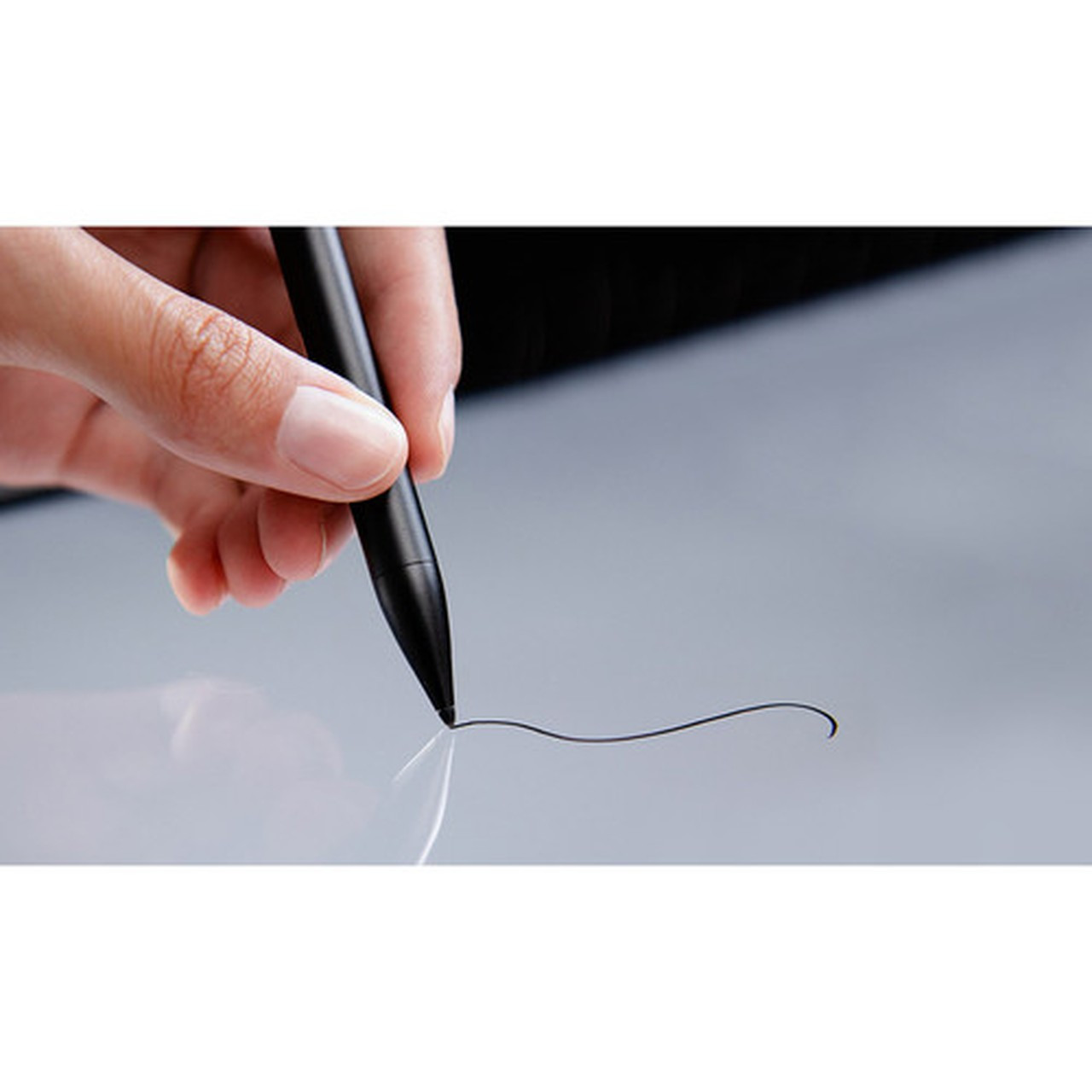 Adonit Note Stylus - Bluetooth - Capacitive Touchscreen Type Supported - 3937 mil 1 mm - Replaceable Stylus Tip - Aluminum - Black ADNB