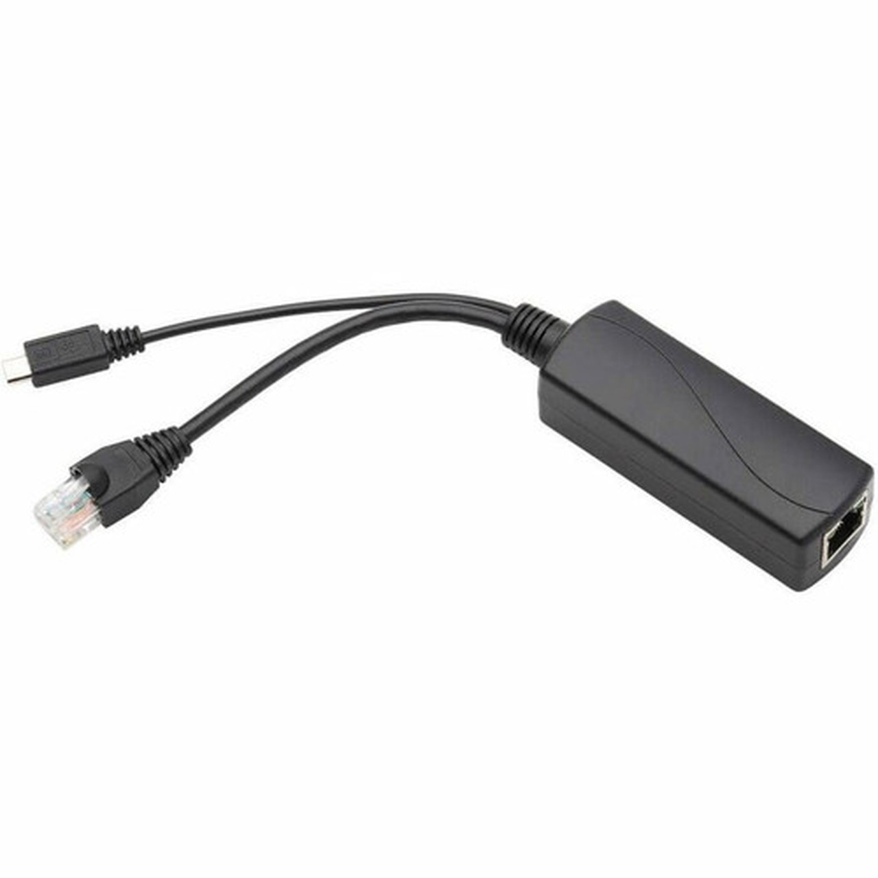 Tripp Lite by Eaton NPOE-SPL-G-5VMU PoE to USB Micro-B and RJ45 Active Splitter - 328 ft 9997440 mm Maximum Operating Distance - - NPOE-SPL-G-5VMU