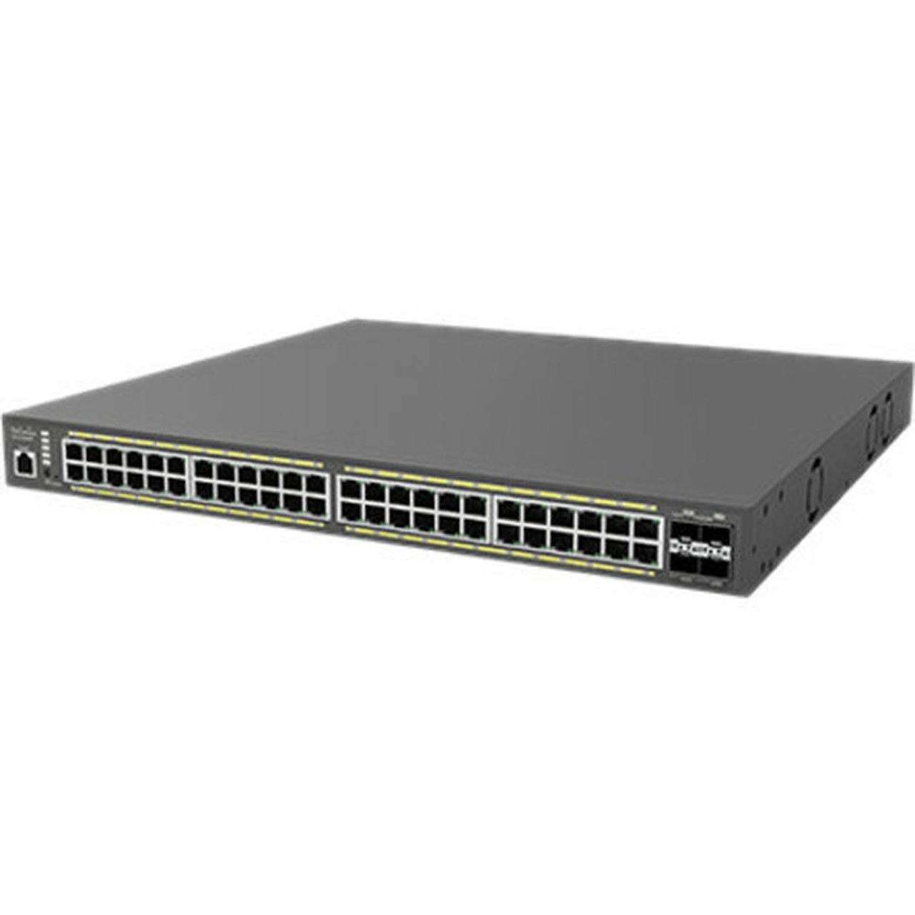 EnGenius Cloud Managed 740W PoE 48Port Network Switch - 48 Ports - Manageable - 2 Layer Supported - Modular - 74561 W Power - Twisted ECS1552FP