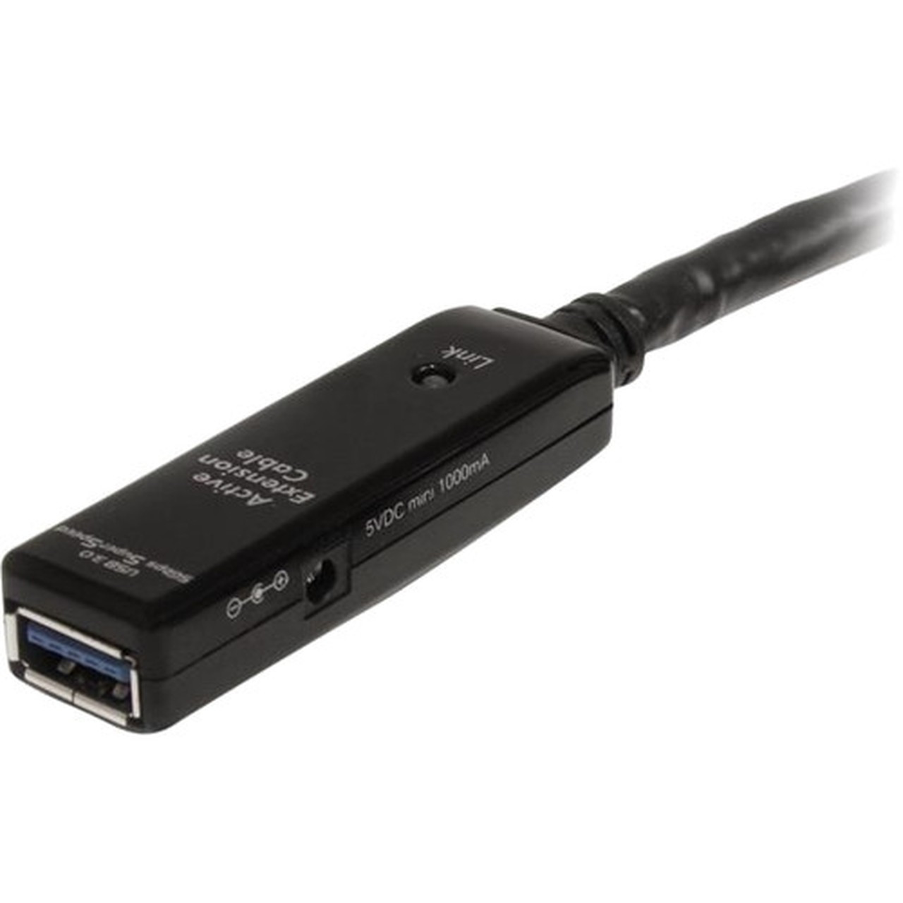 StarTechcom_5m_USB_30_Active_Extension_Cable_-_MF_-_USB_-_1640_ft_-_1_Pack_-_1_x_Type_A_Male_USB_-_1_x_Type_A_Female_USB_-_-_Black_USB3AAEXT5M