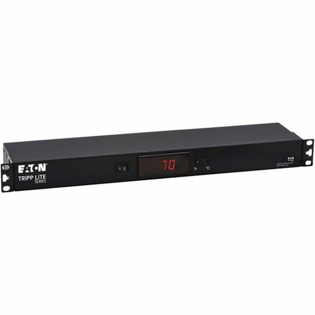 Tripp Lite by Eaton 1U Digital Temperature Sensor Blanking Panel LCD SR1UPNLTEMP