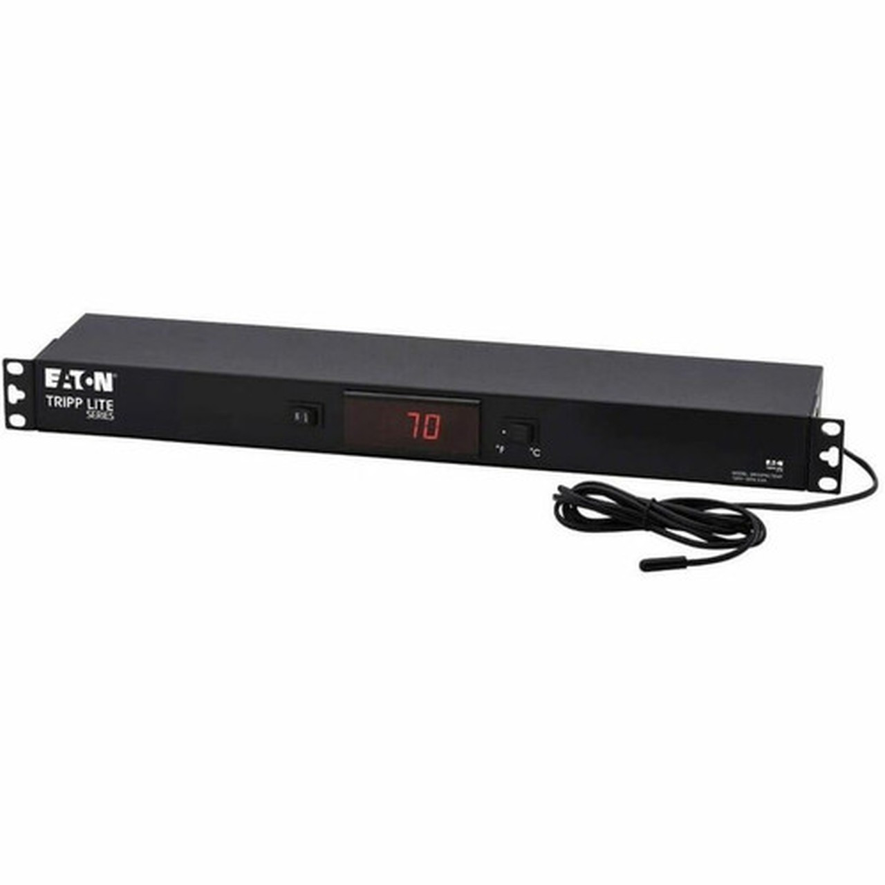 Tripp Lite by Eaton 1U Digital Temperature Sensor Blanking Panel LCD SR1UPNLTEMP