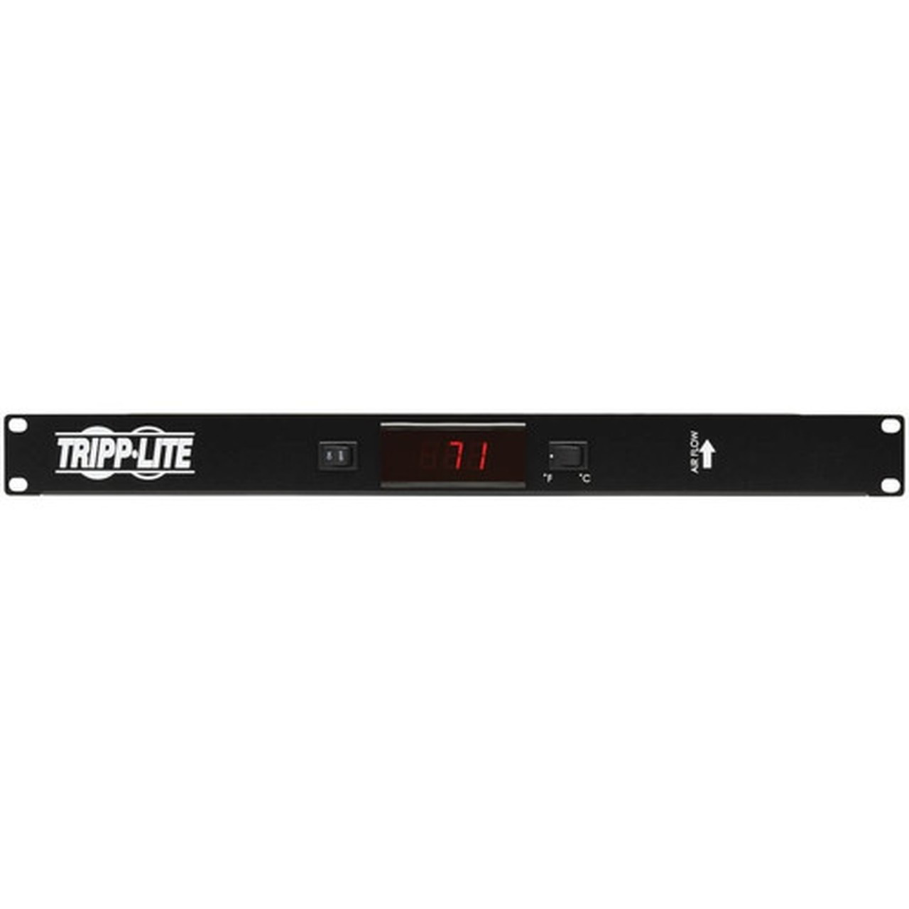 Tripp Lite by Eaton 1U Blanking Panel with Temperature Sensor and High-Performance Fans - 3 Fan - 1U - 19 48260 mm SRFAN1UTEMP