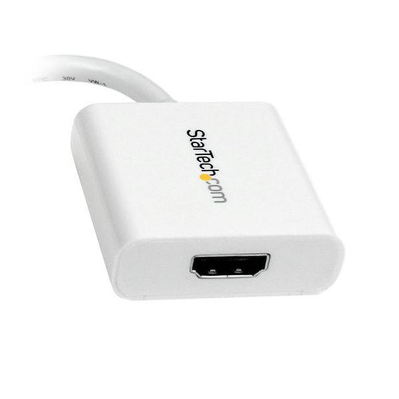 StarTechcom_Mini_DisplayPort_to_HDMI_Video_Adapter_Converter_-_White_-_DisplayPortHDMI_for_AudioVideo_Device_Monitor_Projector_-_MDP2HDW