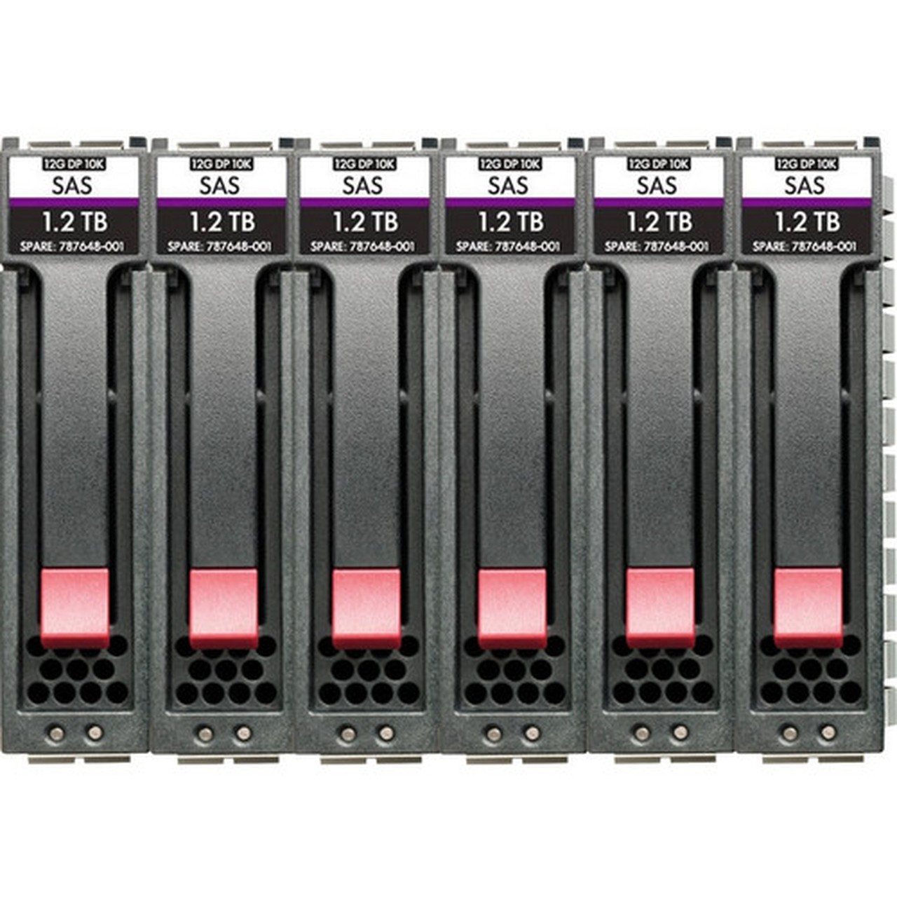 HPE 120 TB Hard Drive - 25 Internal - SAS 12Gbs SAS - Storage System Device Supported - 10000rpm - 6 Pack R0Q65A