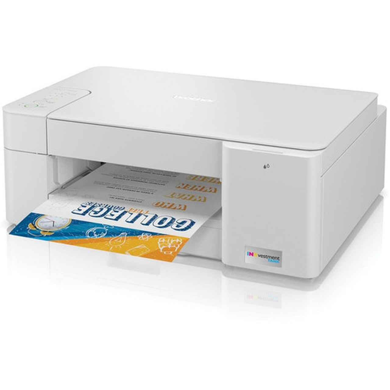 Brother MFC-J1205W Wireless INKvestment Tank Inkjet Multifunction Printer - Color - CopierPrinterScanner - 1200 x 6000 dpi Print - - MFCJ1205W