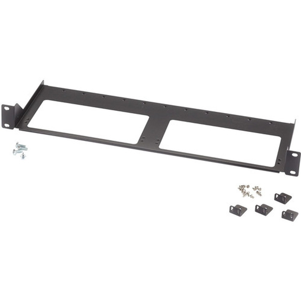 Black Box KVX Series Dual-Head Extender Rackmount Tray - For KVM Switch - 1U Rack Height x 19 48260 mm Rack Width - Rack-mountable KVXLC-RMKDUAL