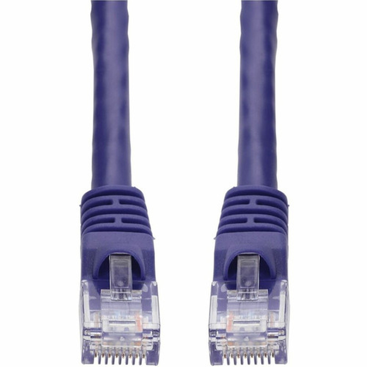 AddOn 6ft Purple CAT 6A PVC Ethernet Cable Snagless Bubble Boot RJ-45 MM - 6 ft Category 6a Network Cable for Router Network Device ADD-6FCAT6A-PE