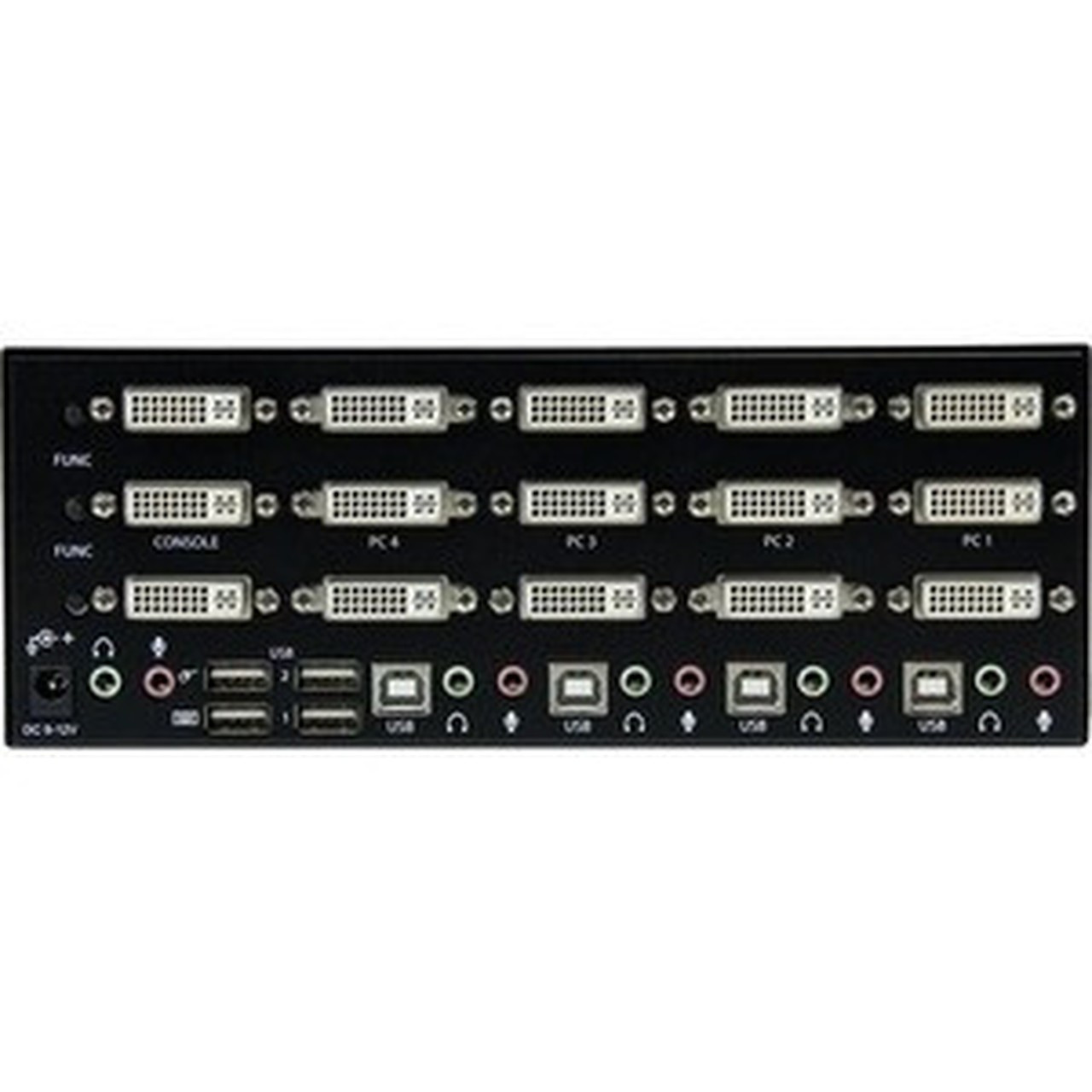 StarTechcom_4_Port_Triple_Monitor_DVI_USB_KVM_Switch_with_Audio__USB_20_Hub_-_4_Computers_-_1920_x_1200_-_8_x_USB_-_15_x_DVI_-_-_SV431TDVIUA