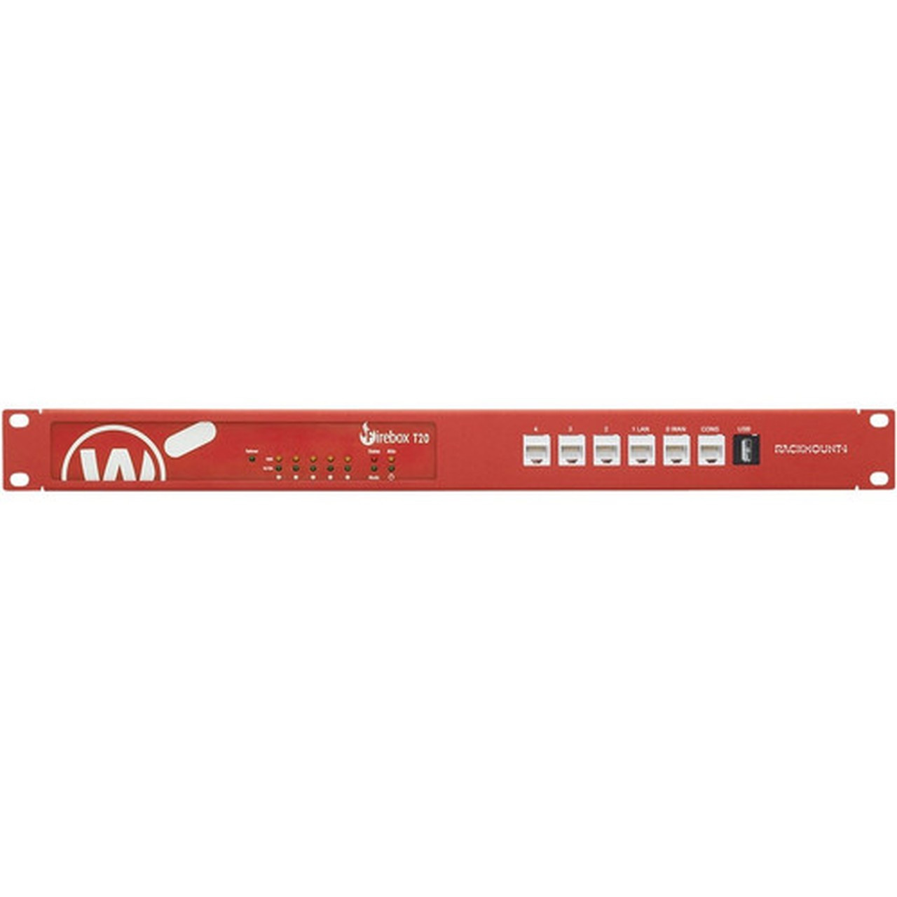 RACKMOUNTIT WG-RACK RM-WG-T6 Rackmount Kit - For Firewall - 1U Rack Height x 19 48260 mm Rack Width - Rack-mountable - Red RM-WG-T6