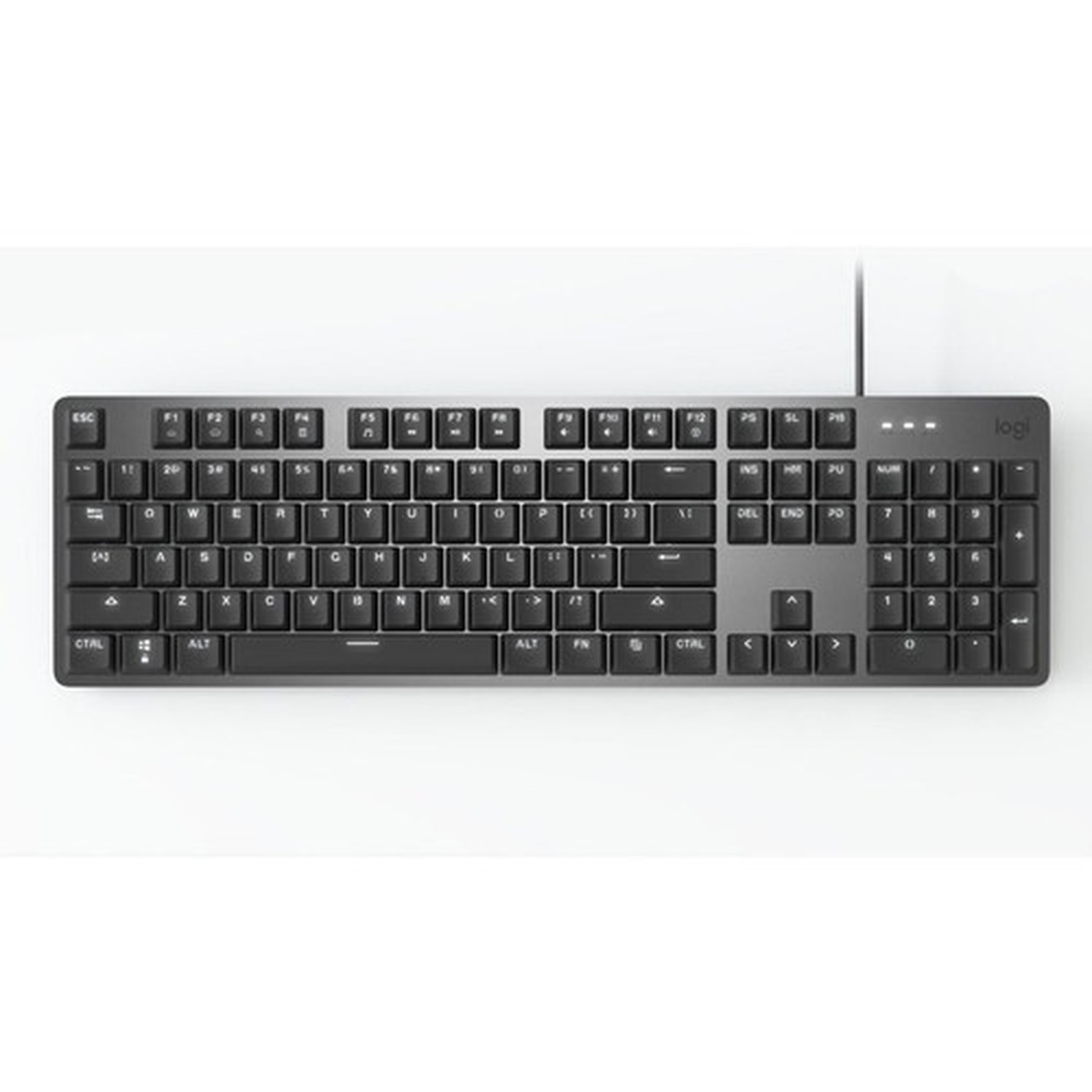 Logitech K845 Mechanical Illuminated Corded Aluminum Keyboard TTC Blue - Brown Box - Cable Connectivity - USB Interface - Rugged - - 920-009860