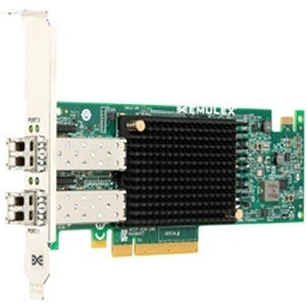 Dell Emulex LPe31002-M6-D Fibre Channel Host Bus Adapter - PCI Express 30 x8 - 16 Gbits - 2 x Total Fibre Channel Ports - Plug-in 403-BBMF