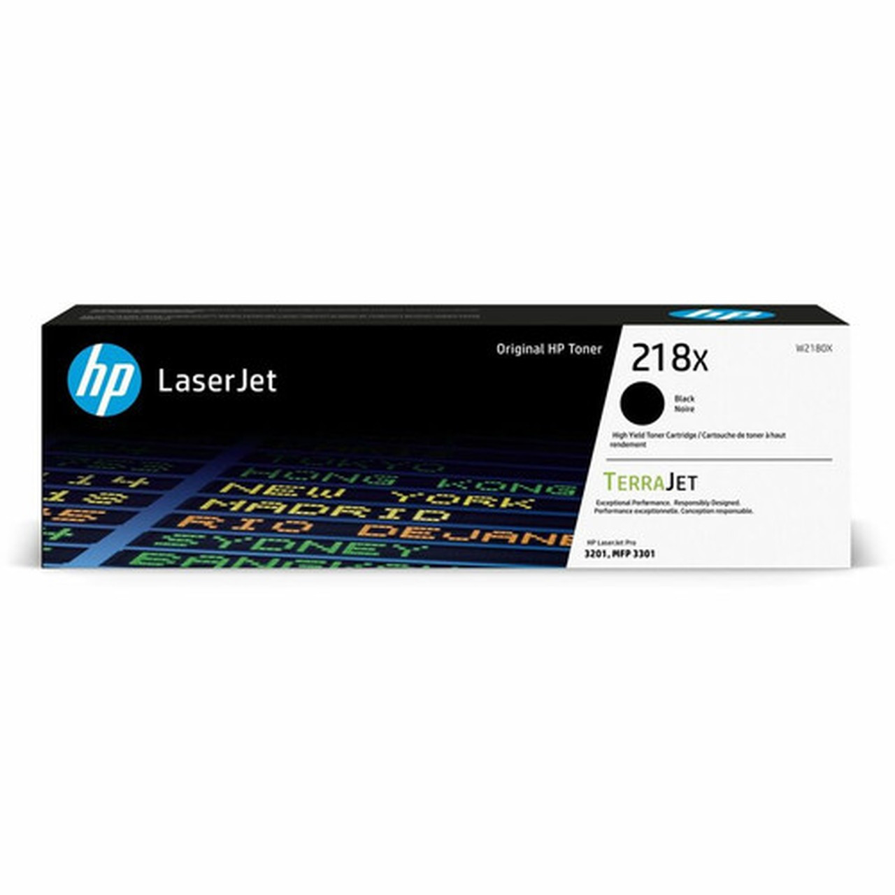 HP 218X Original High Yield Laser Toner Cartridge - Black Pack - 3200 pages W2180X